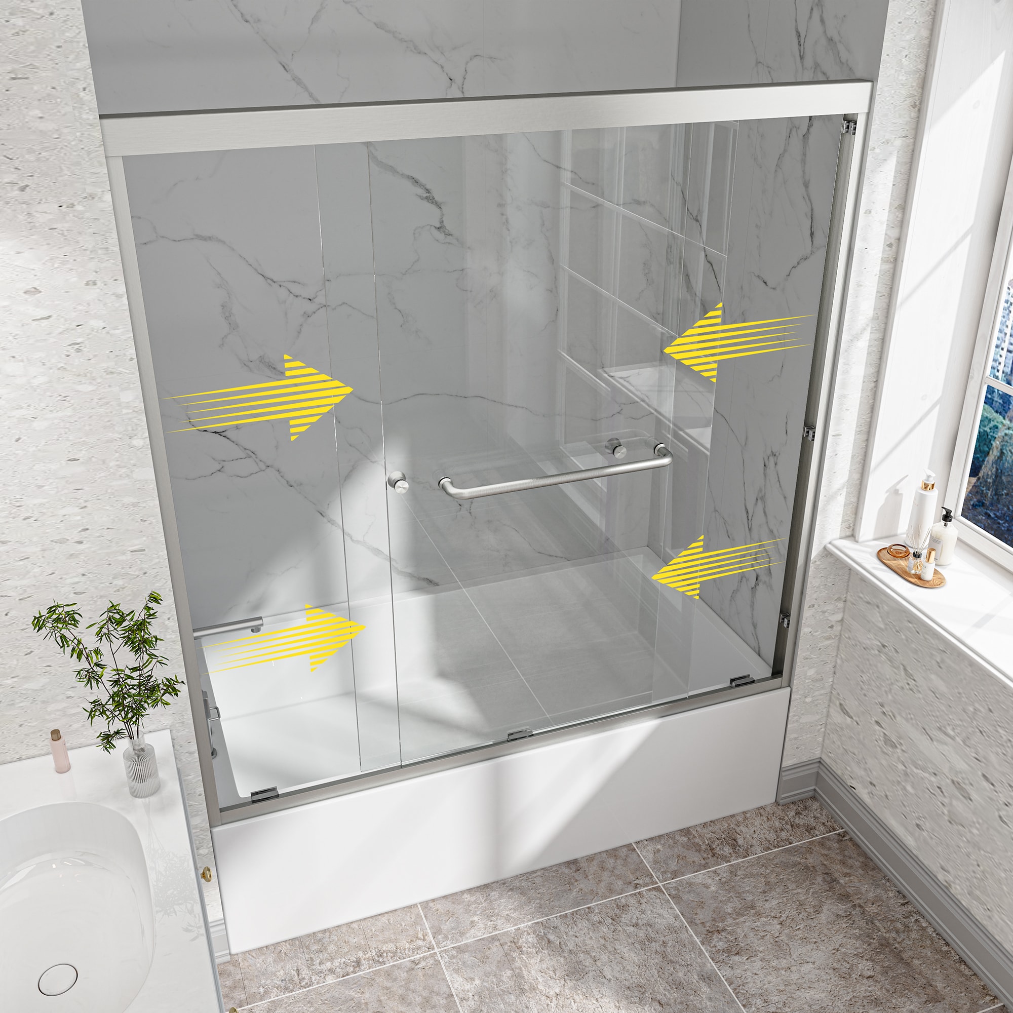 AAZJ JYS-W2517P433891 Bathtub-Doors - View #3