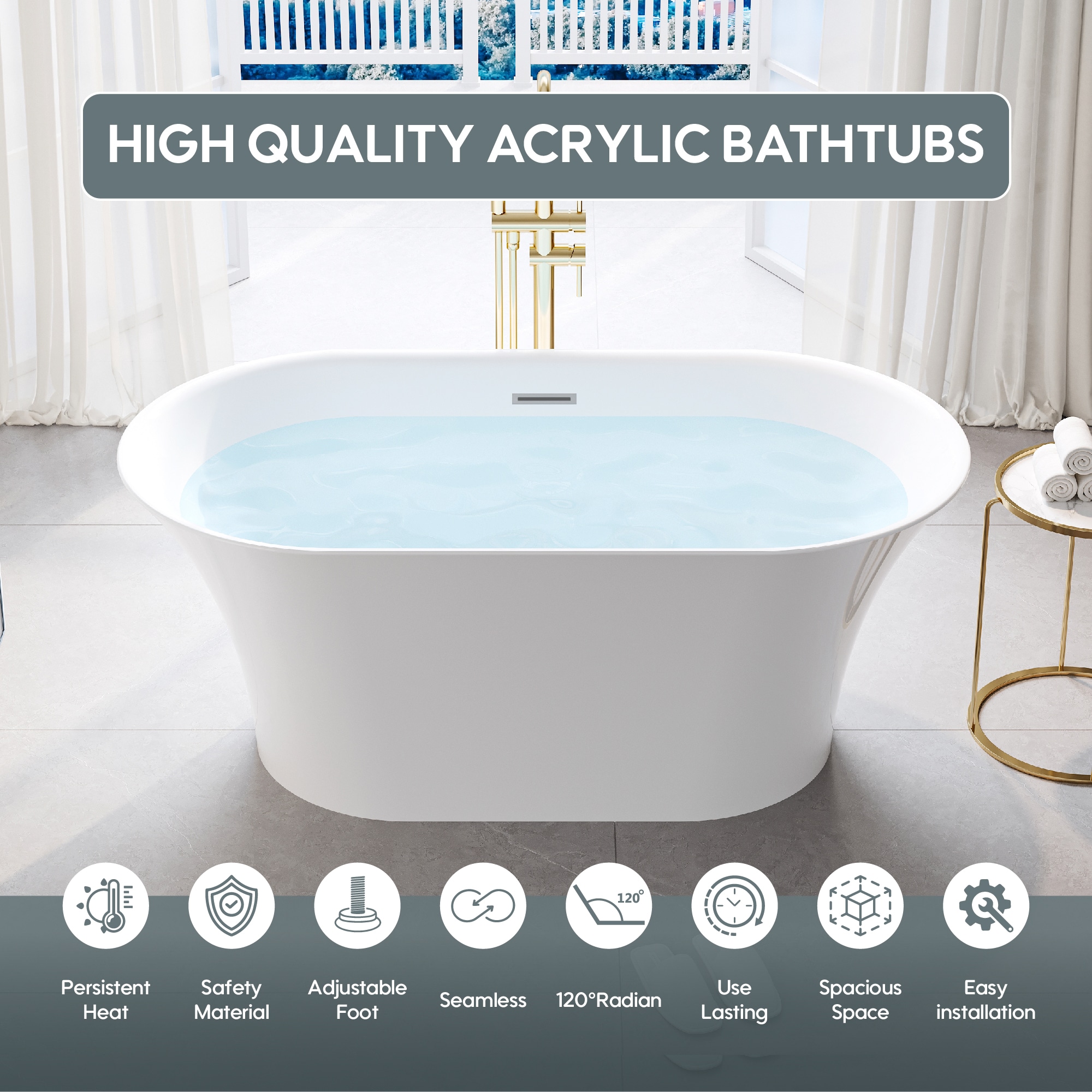 Forclover TUW-AT150 bathtubs - View #2