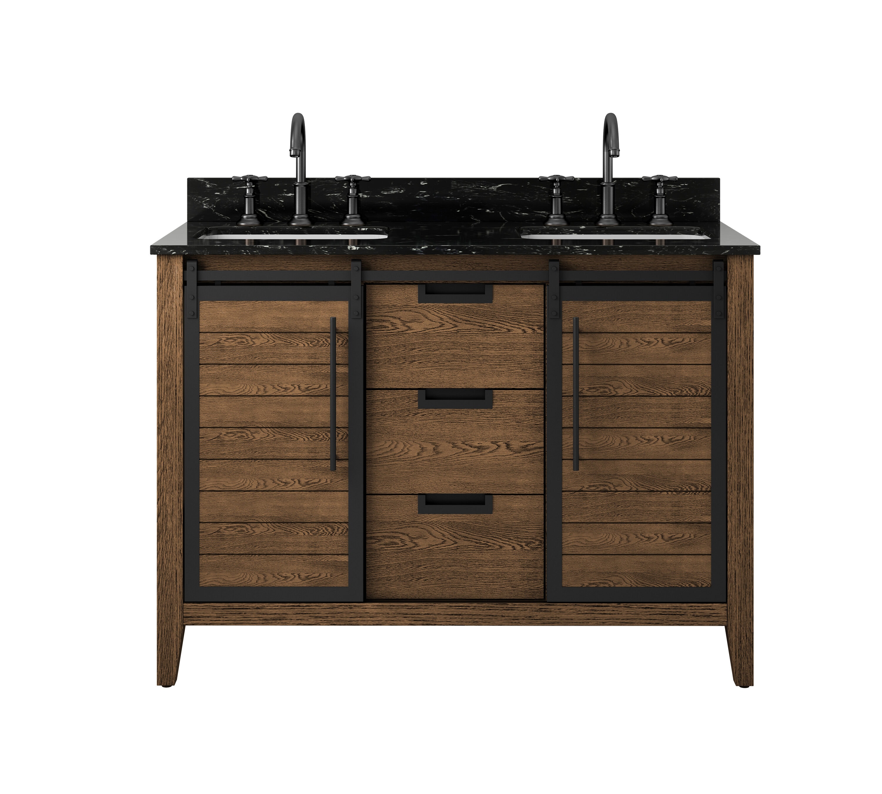 allen + roth TJ-0113V4822BR Bath-Vanity-Combo - View #2