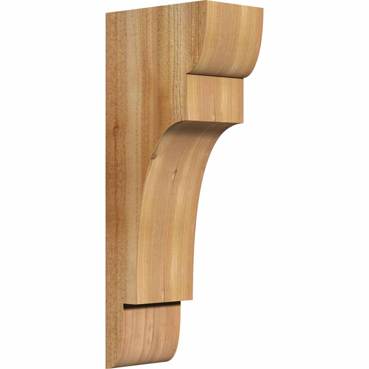 Ekena Millwork COR06X10X26NEB00RWR 6-in x 10-in x 26-in New brighton Unfinished Western red cedar Wood Paintable/Stainable Corbel
