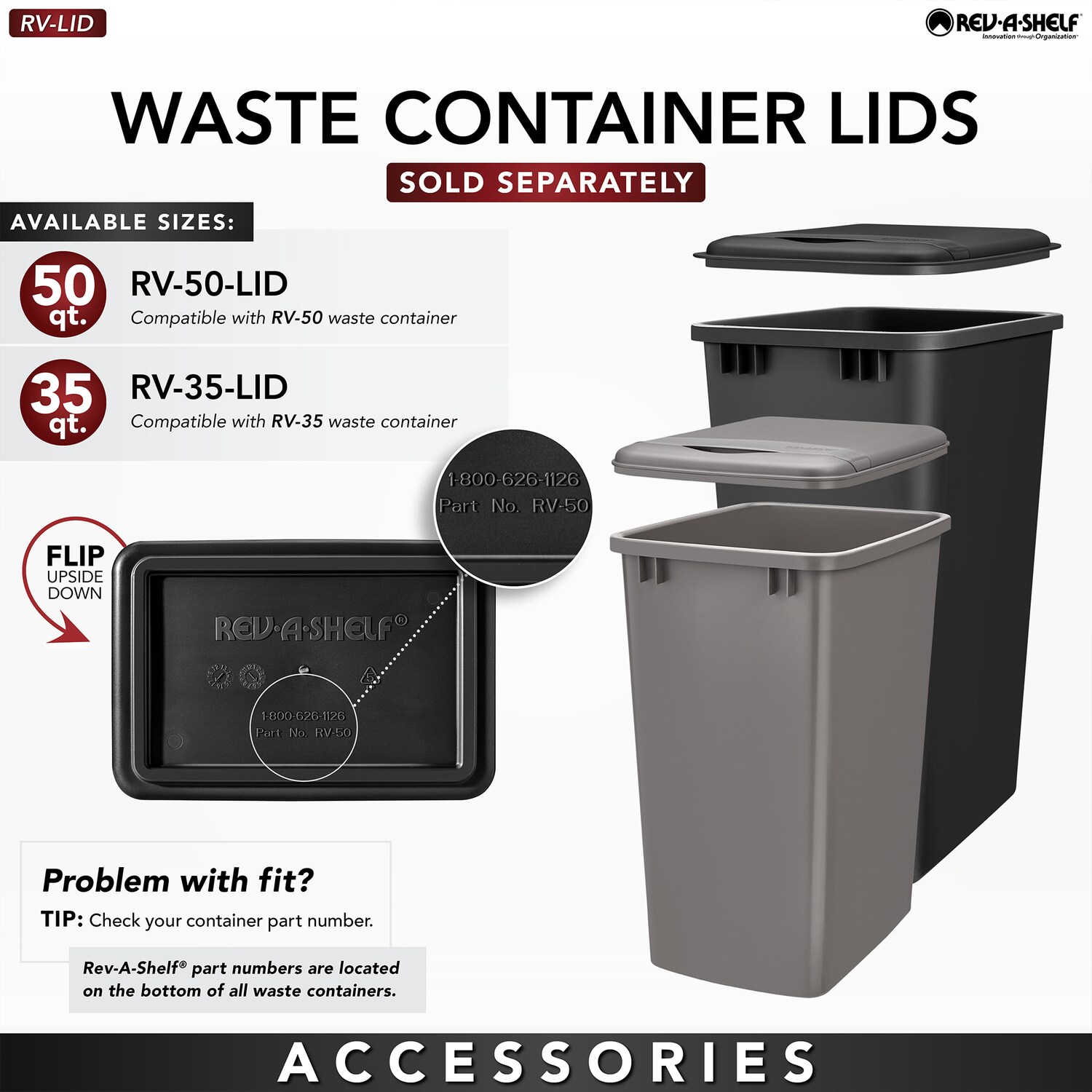 Rev-A-Shelf 163325 Pullout-Trash-Cans - View #3