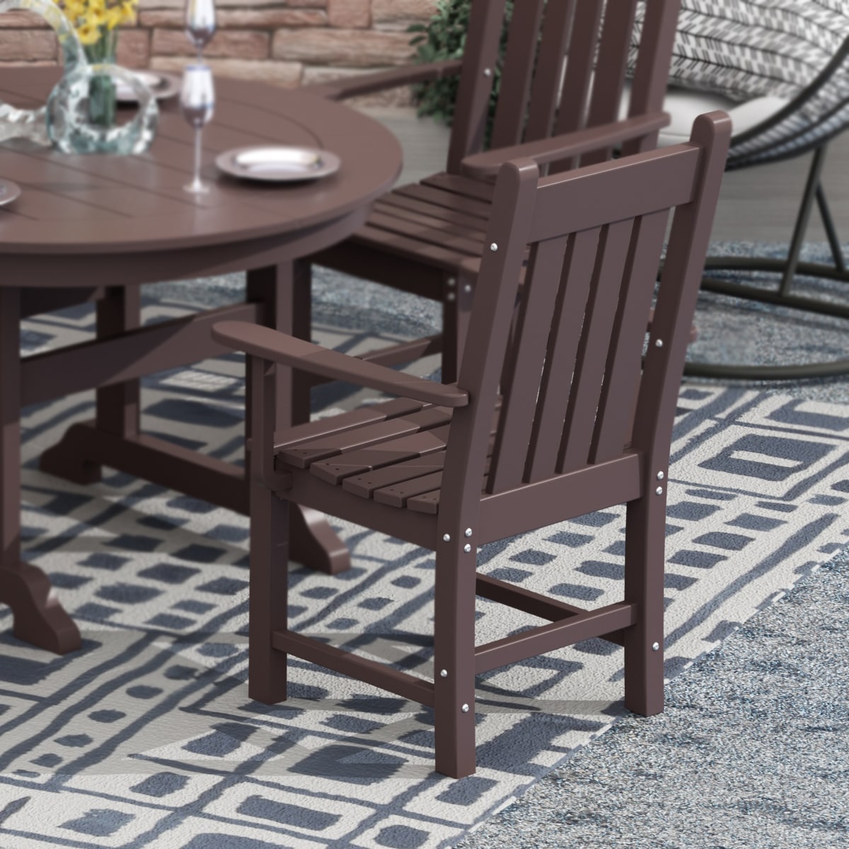Westin Furniture OP2006-DB Patio-Chairs - View #2