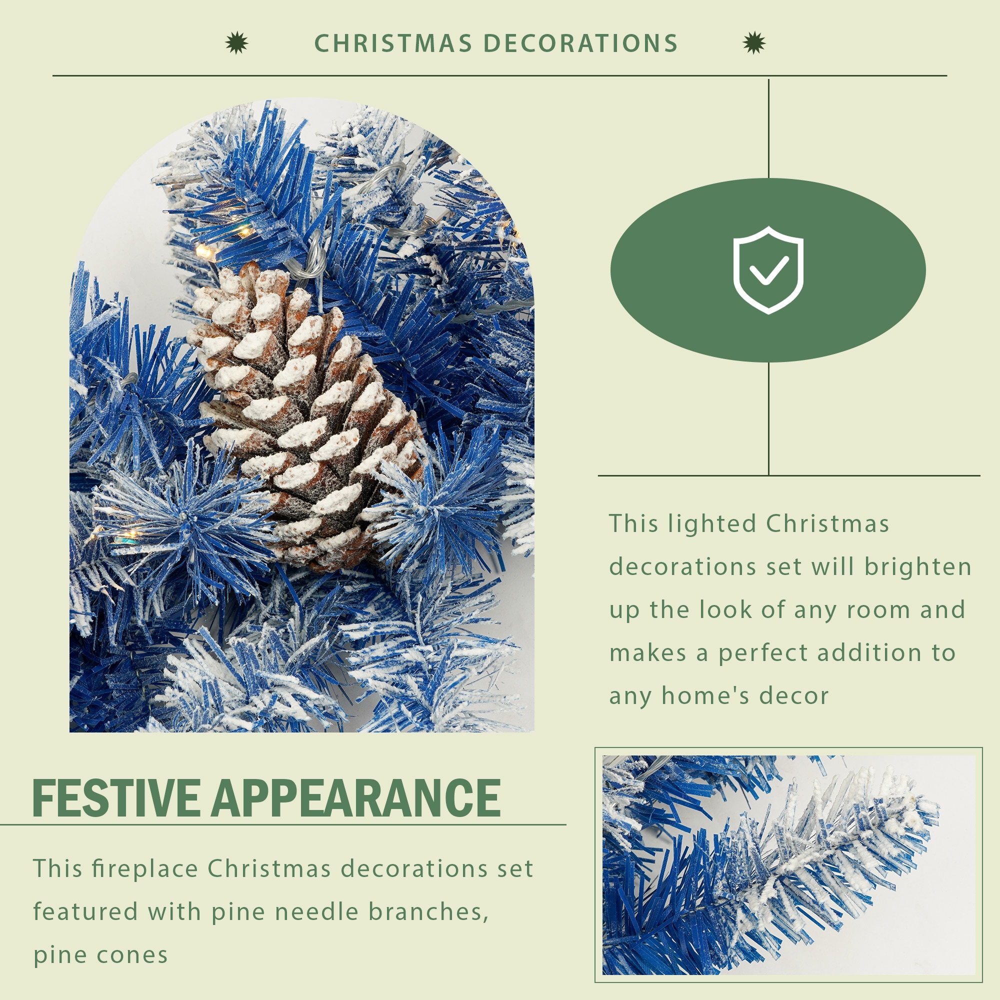 AAZJ NBC-CM64209UL Artificial-Christmas-Trees - View #6