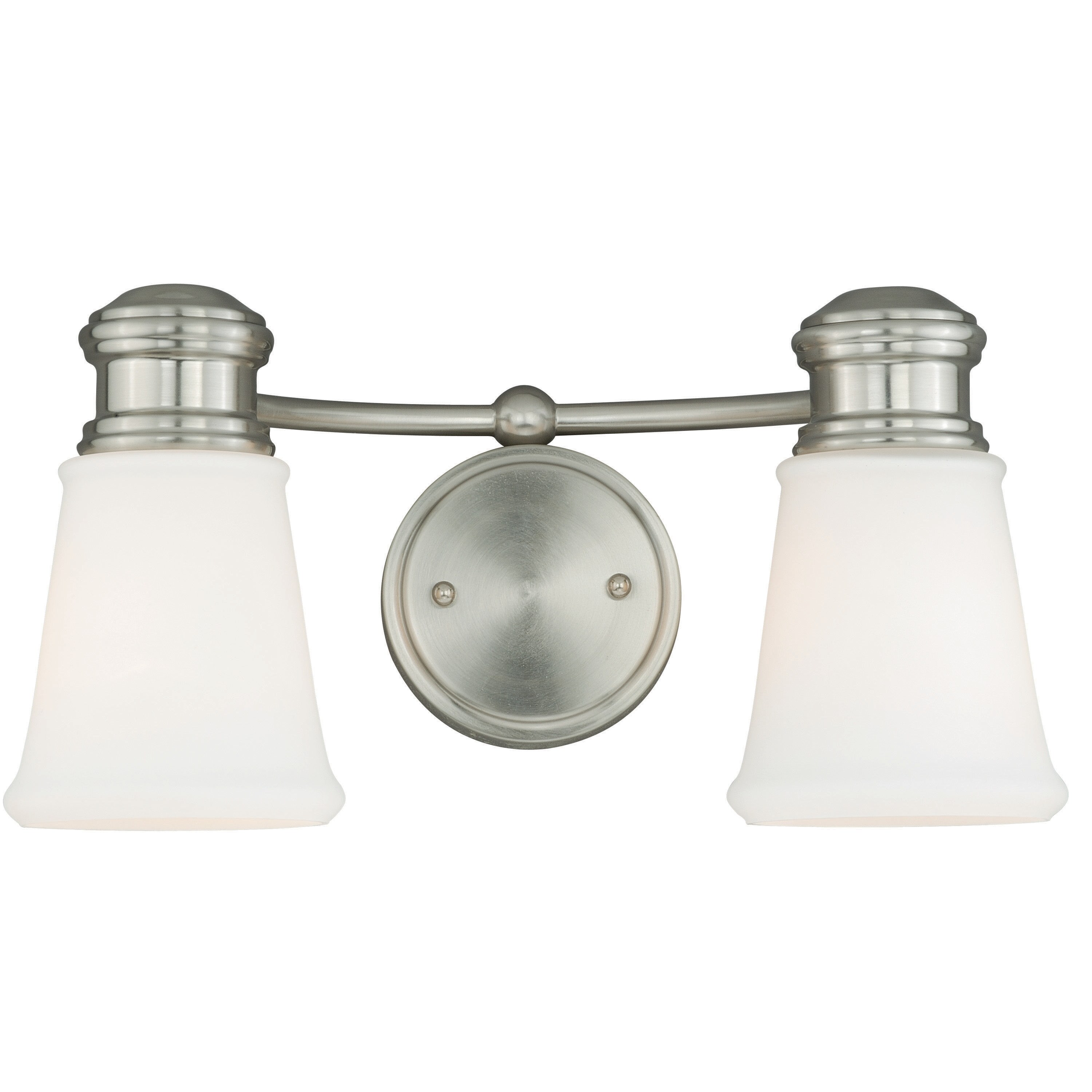 Cascadia W0219 Malie 16-in 2-Light Satin Nickel Transitional Vanity Light