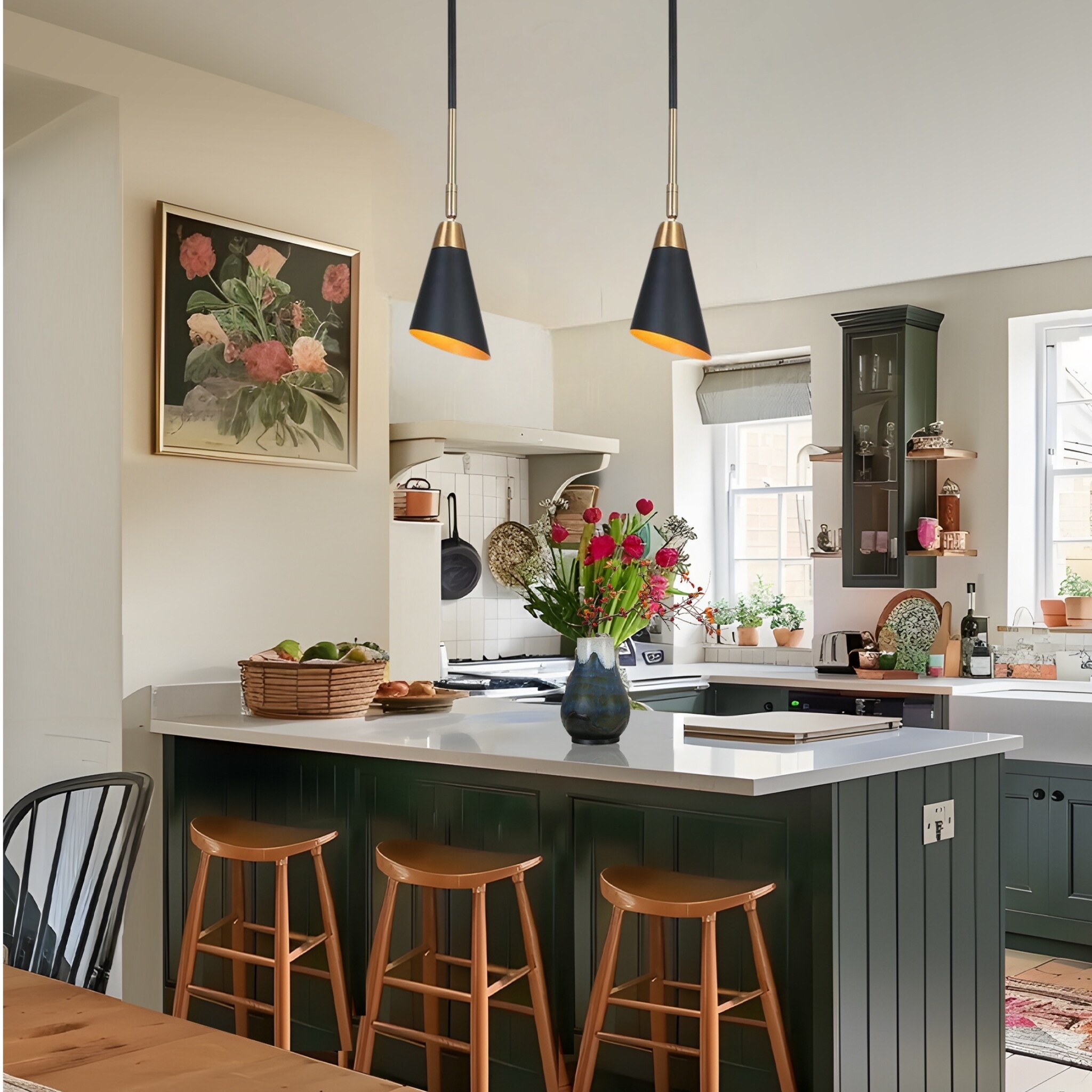 ZEVNI L3Q2IFZIW4381SI7 Pendant-Lights - View #3