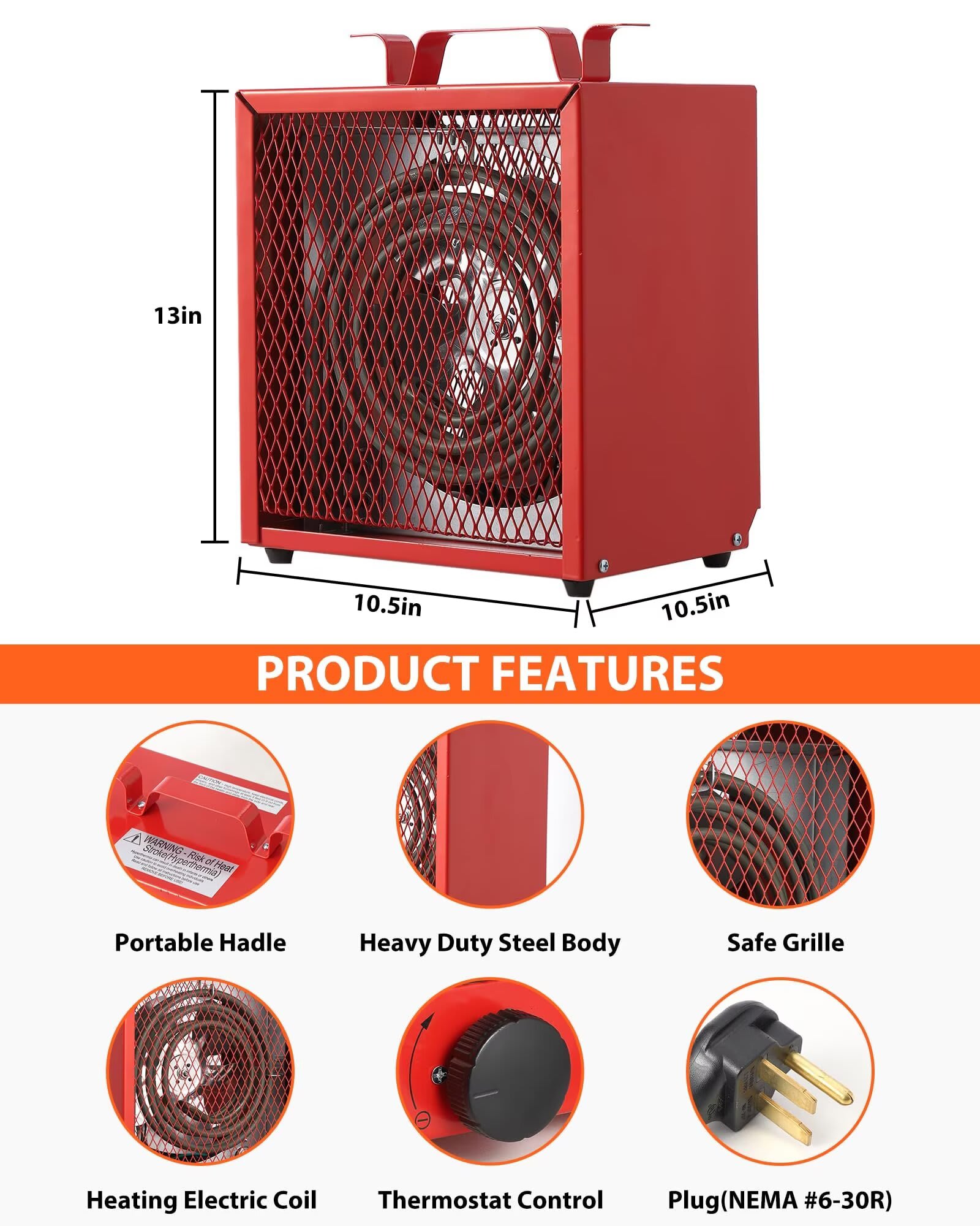 Qeetex JXNAG-PHO-336R7WCH Portable-Electric-Heat - View #5