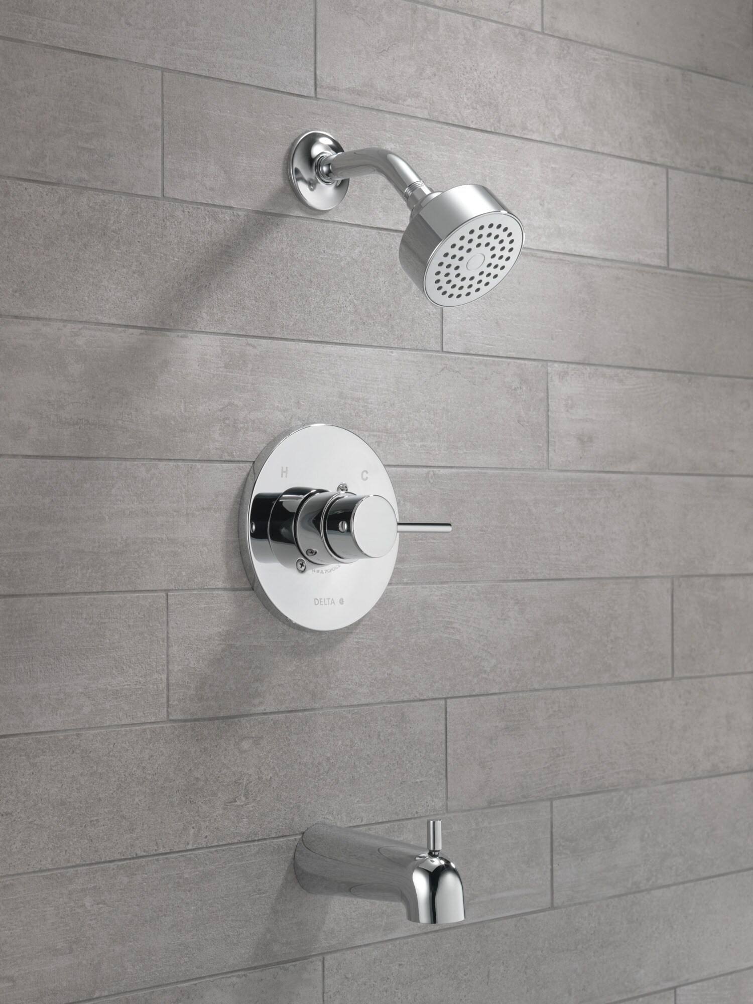 Delta T14459-PP Tub-Shower-Faucets - View #8