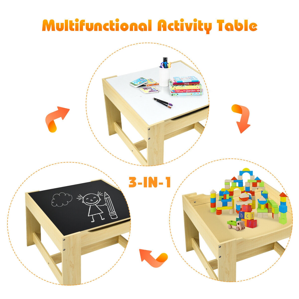 CASAINC WF-HYSN-5584NA Kids-Play-Tables - View #8