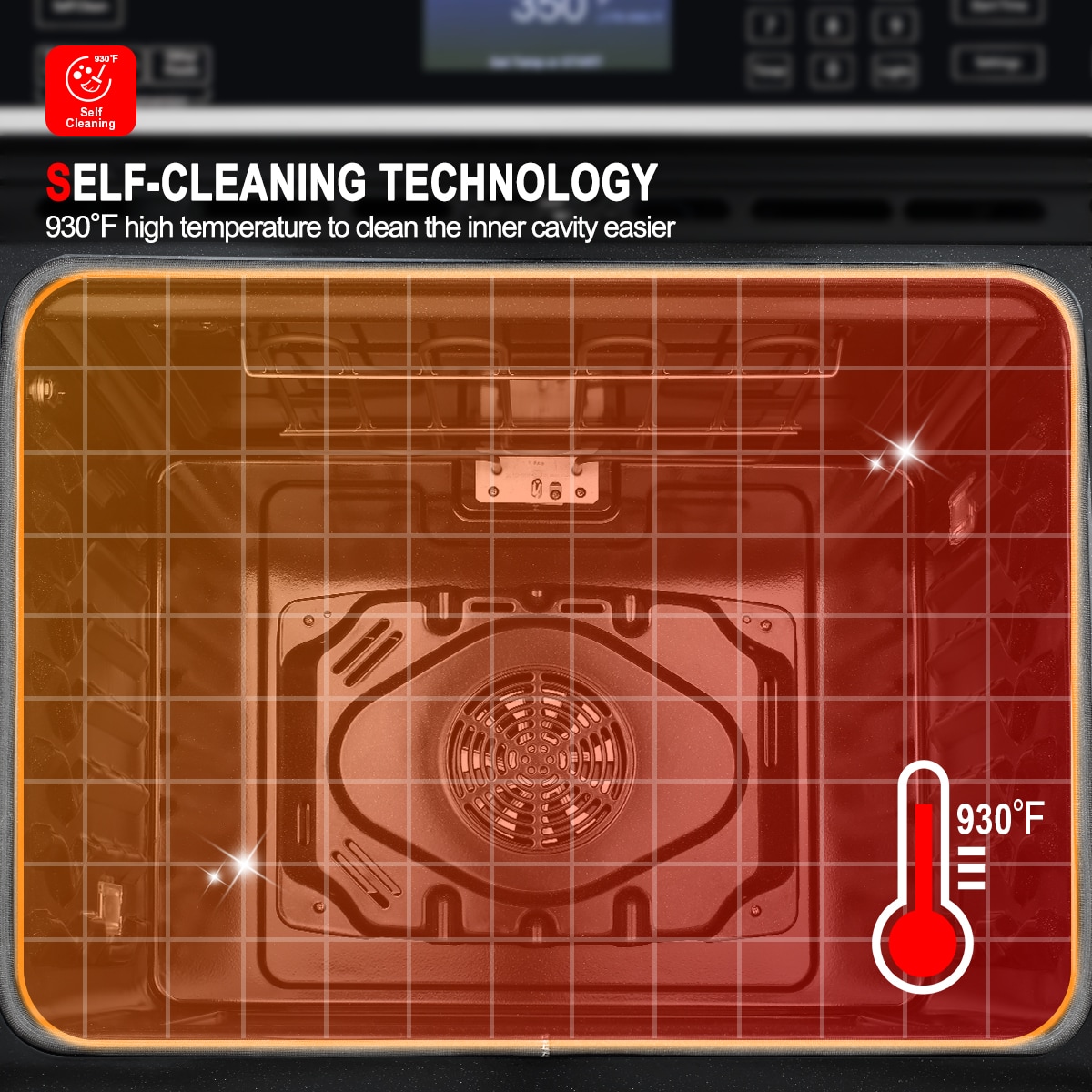 GASLAND ES710TS Swall-Elec-Oven - View #7