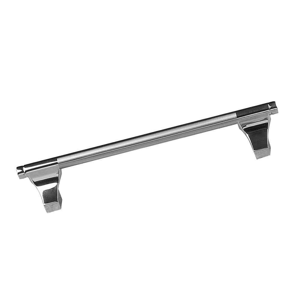 Richelieu 61/4in Center to Center Brushed Nickel and Chrome Arch Bar