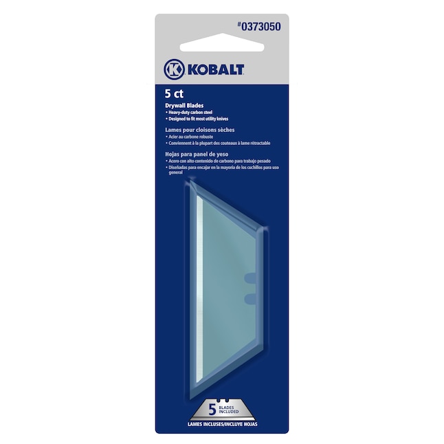 Kobalt Utility Blades Carbon Steel Utility Replacement Blade (150-Pack) Kobalt Utility Blades Carbon Steel Utility Replacement Blade (150-Pack)