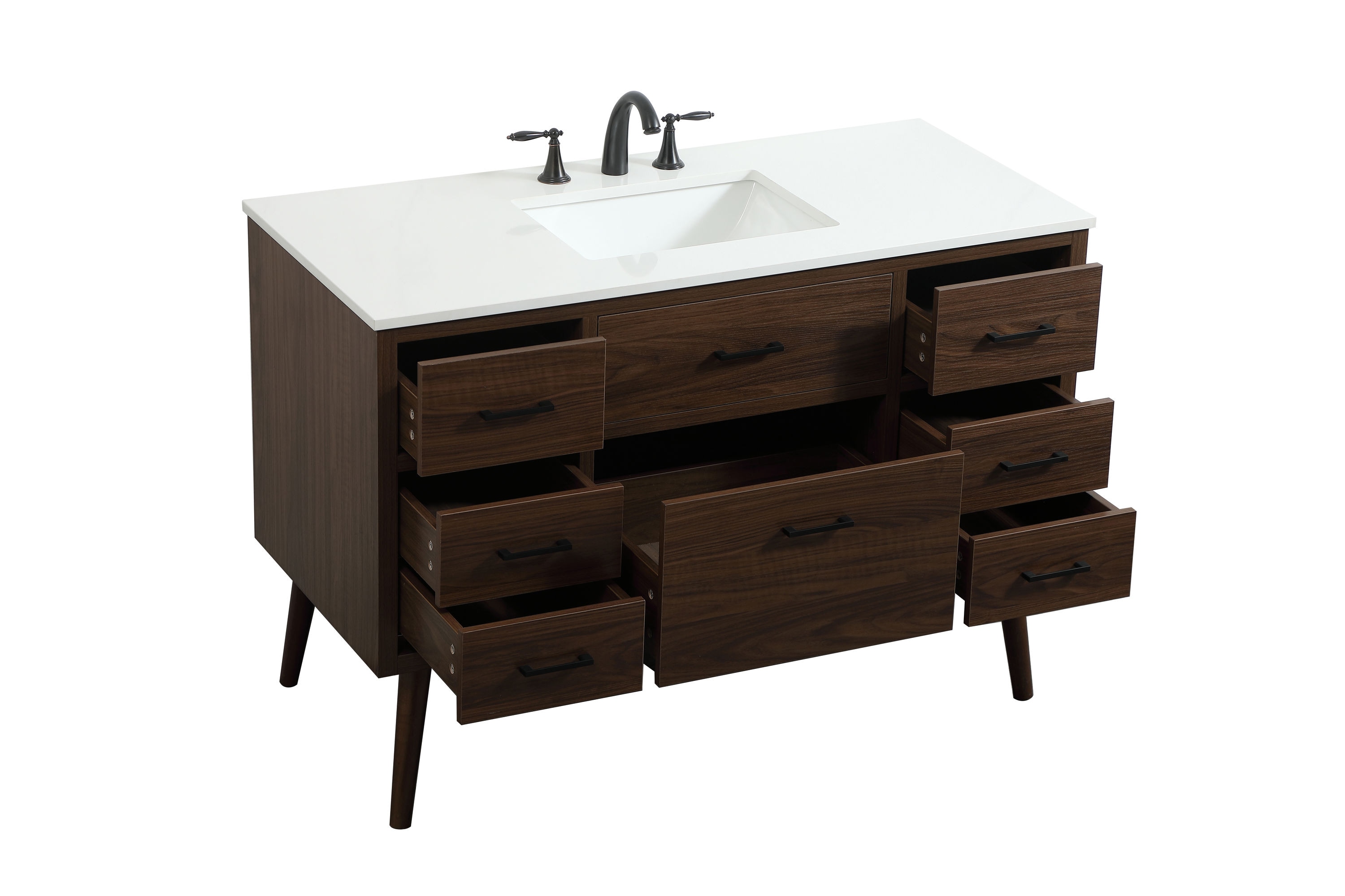 Elegant Decor HF123144MWT Bath-Vanity-Combo - View #10