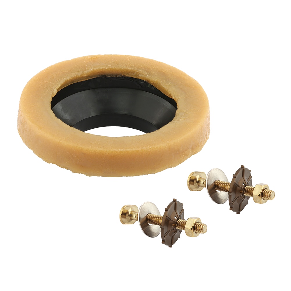 ReliaBilt Jumbo Reinforced 4.9-in Brown Wax Jumbo Toilet Wax Ring with Bolts 8094