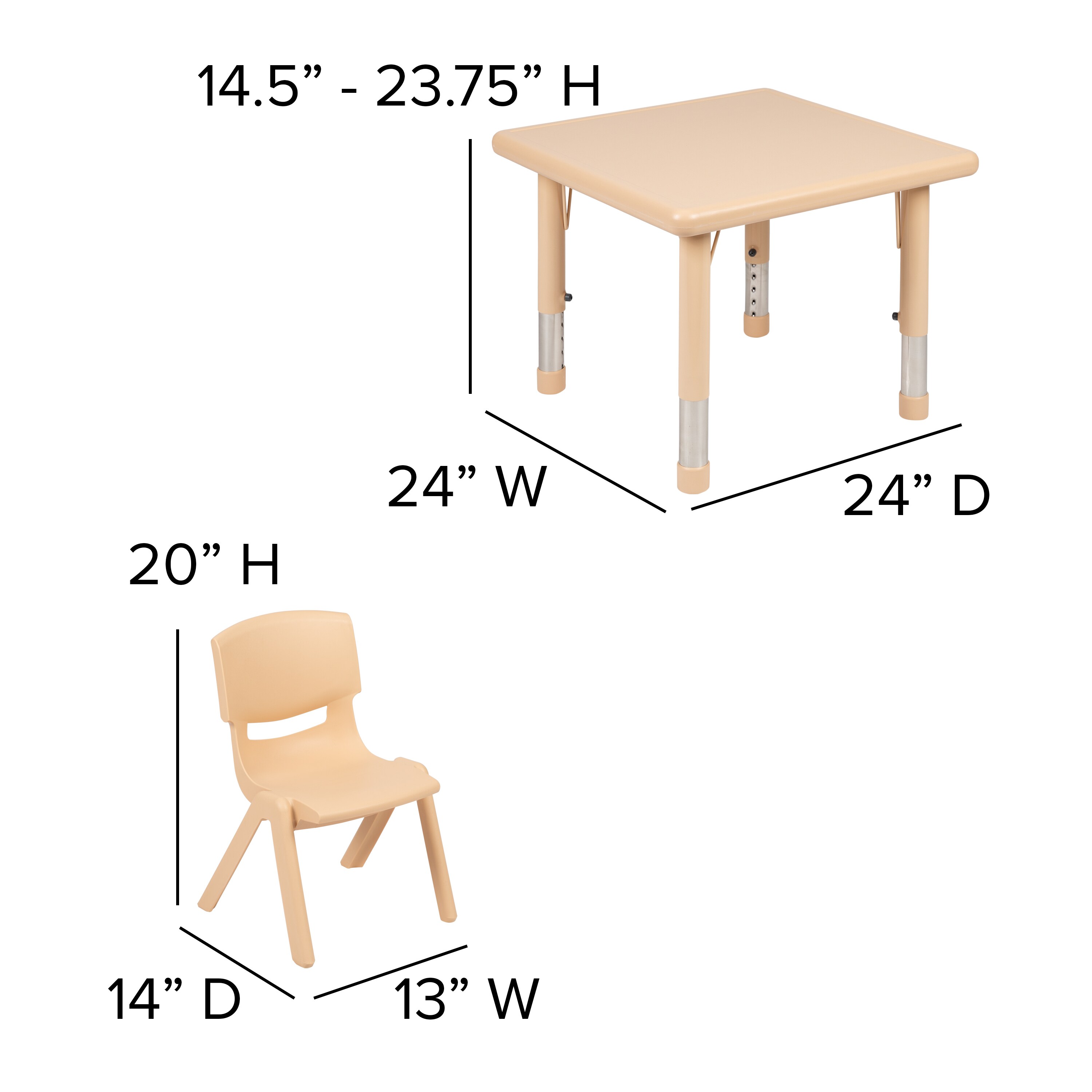 Flash Furniture 889142533092 Kids-Play-Tables - View #6