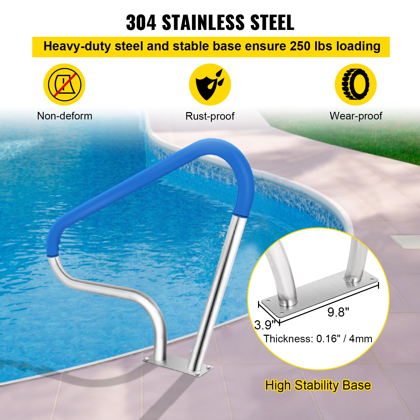 SVOPES SVOPESBXGYCFS00716V0 Above-Ground-Pool-Lad-Steps - View #5