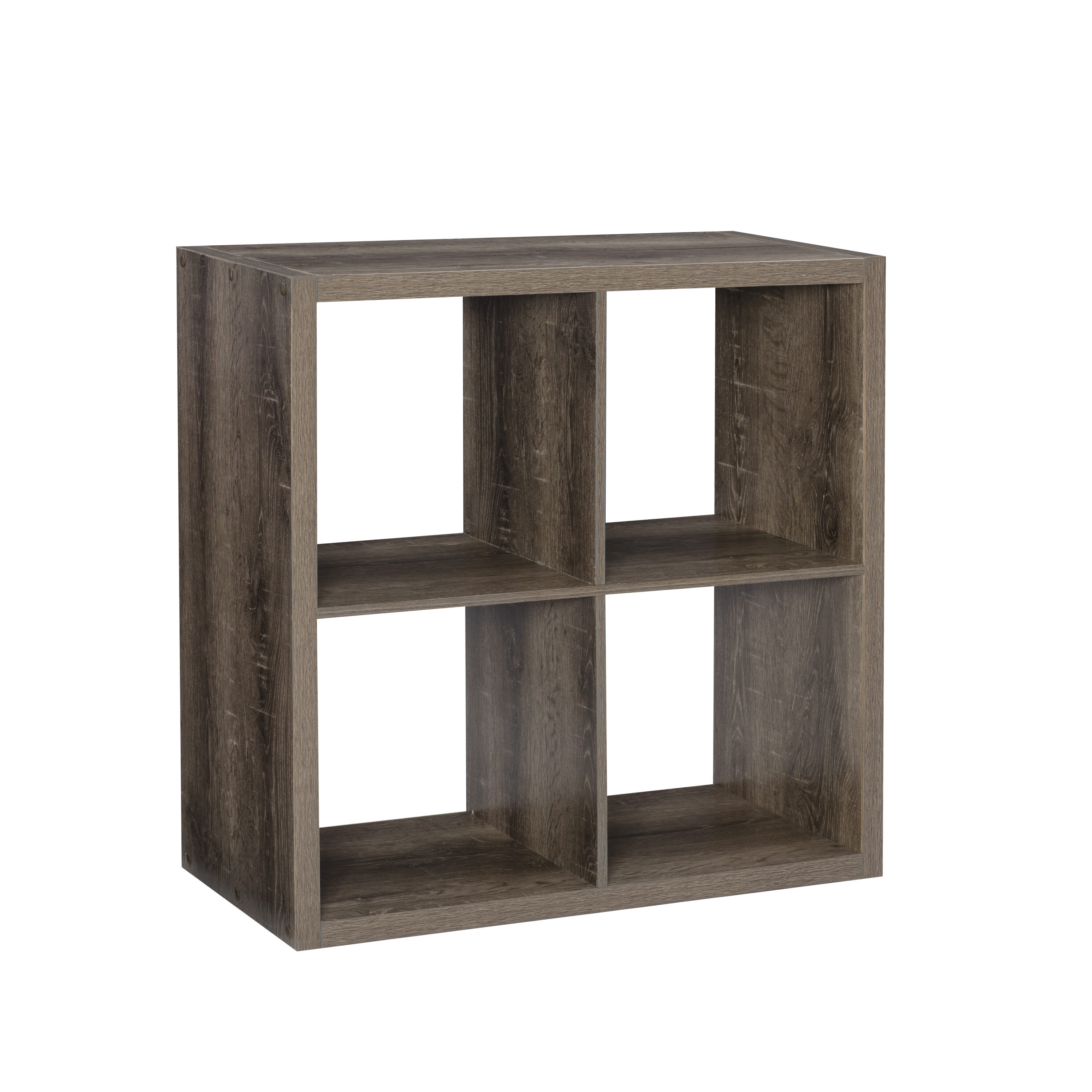 Linon LOWES1268 Gray Particleboard Bookcase ( 30.08-in W x 30-in H x 14.57-in D ) Painted
