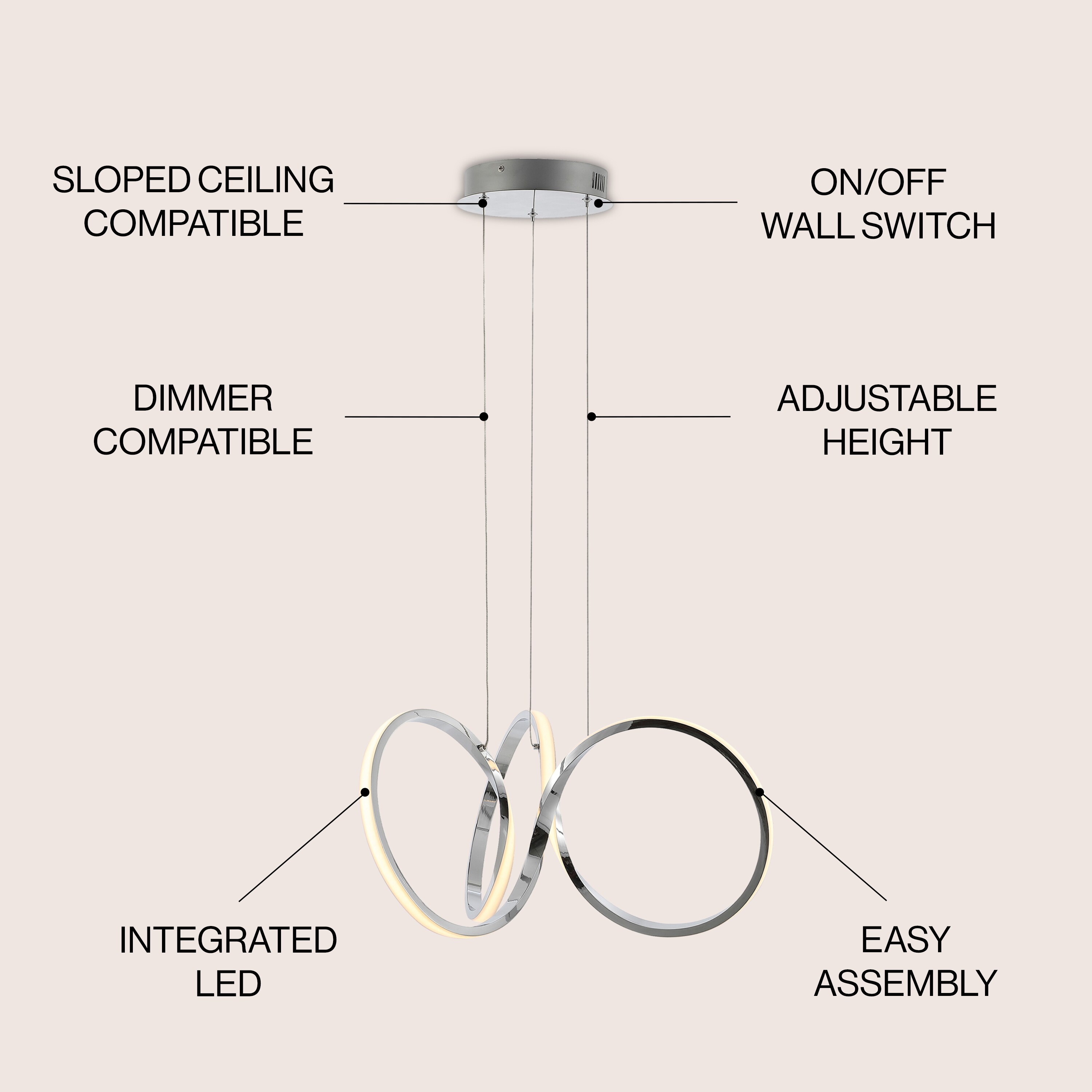 JONATHAN  Y JYL1702A Pendant-Lights - View #3