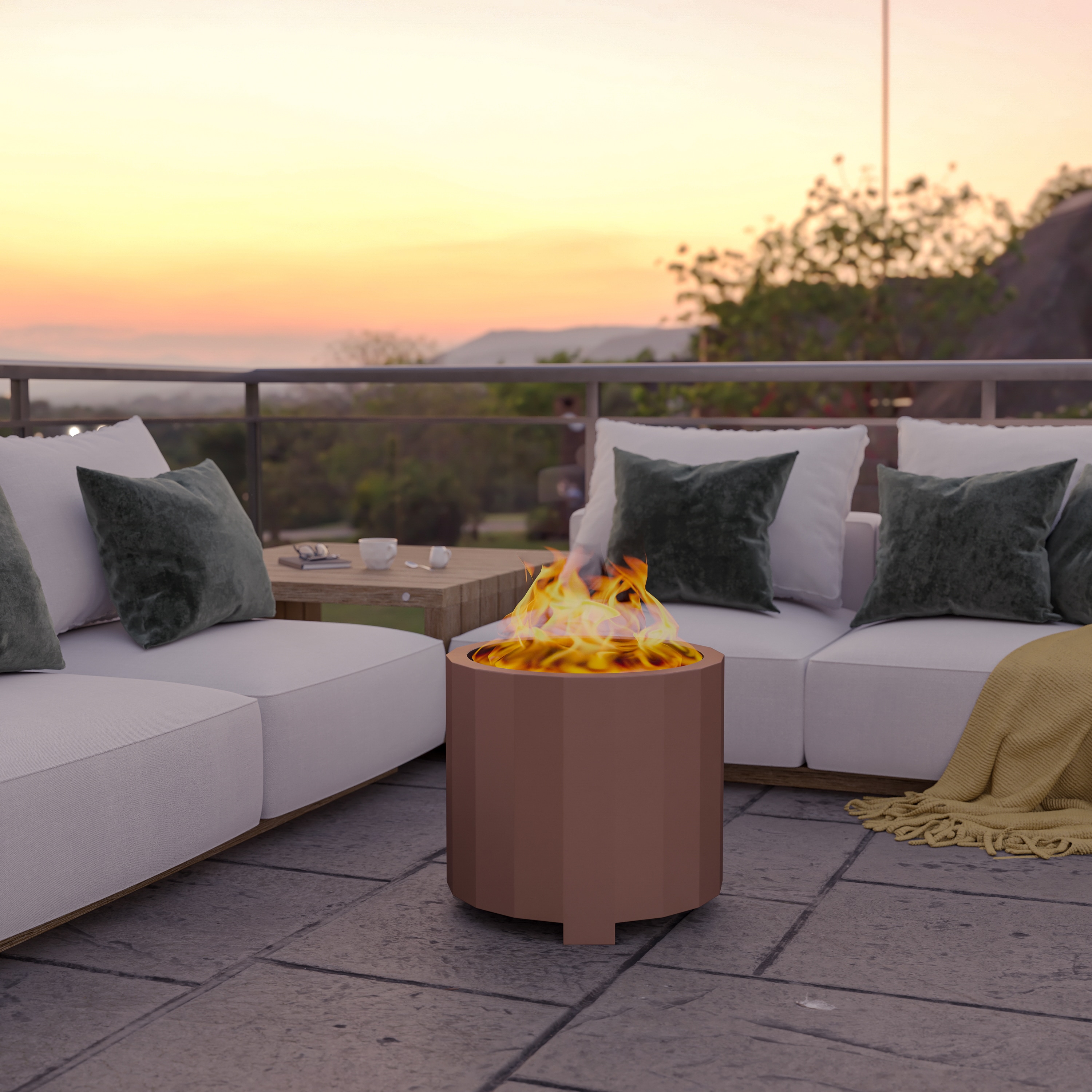 Flash Furniture 196861036163 Outdoor-Woodburning-Firepits - View #8