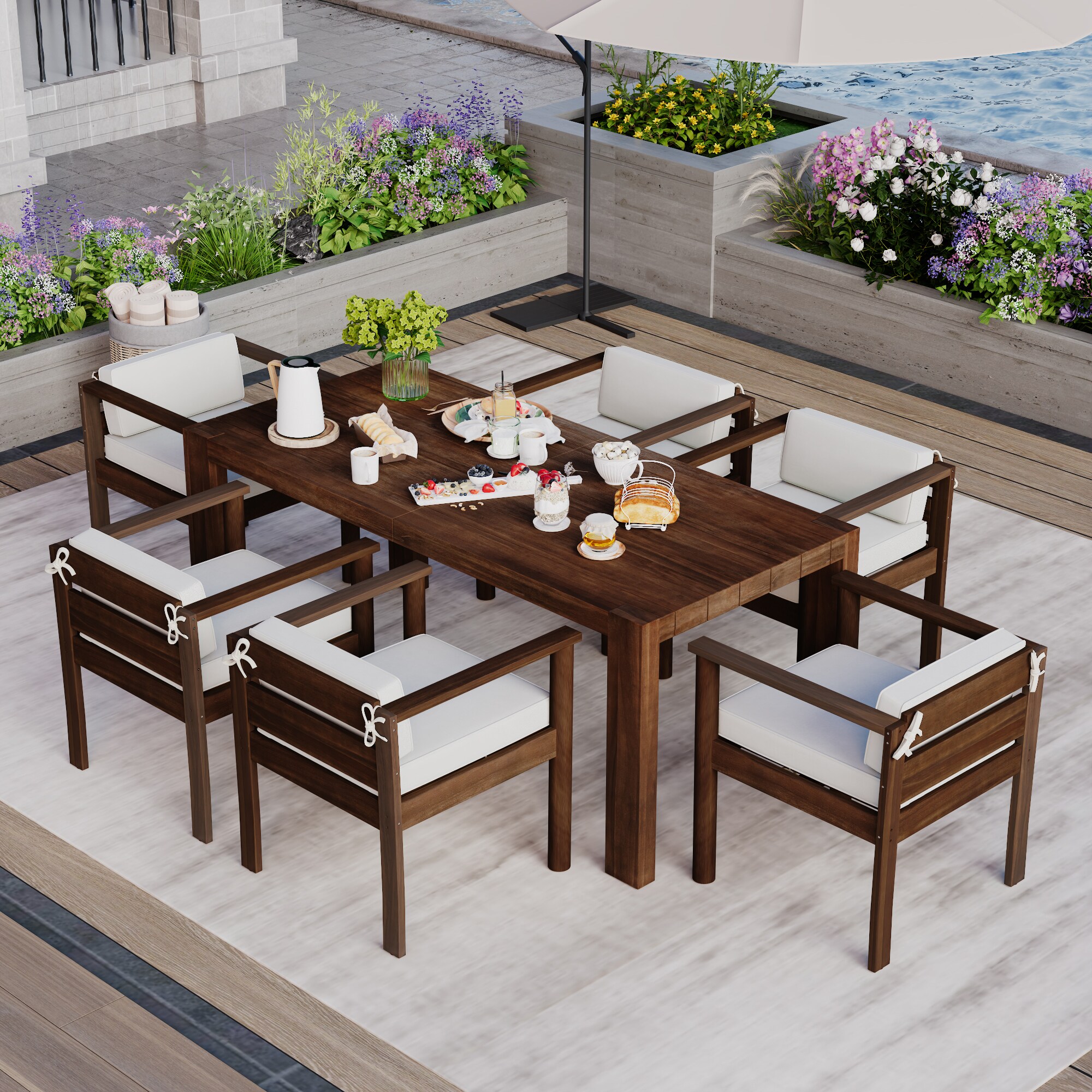 SINOFURN SYA370197WT Patio-Dining-Sets - View #15