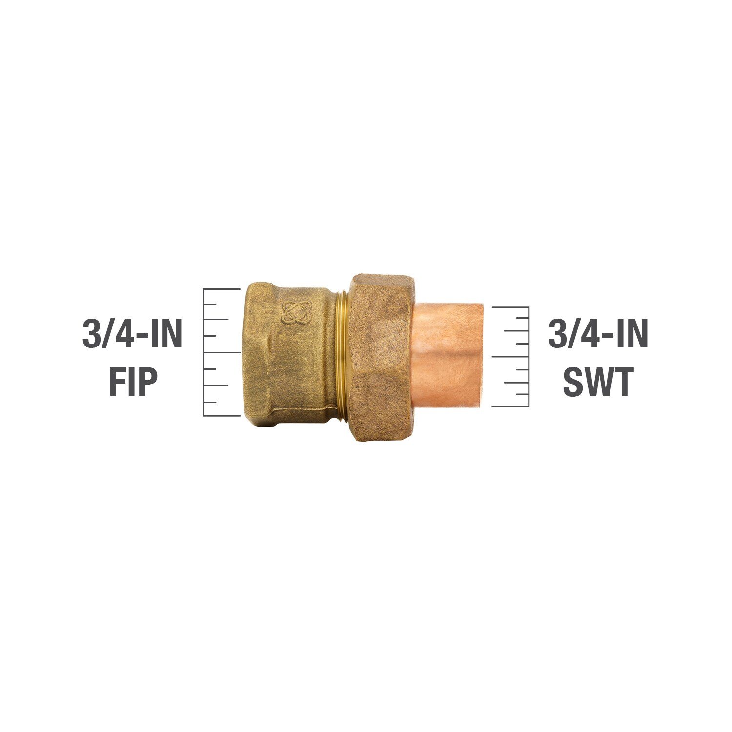 Supply Giant DDNV0001 1 No Lead Copper Union Fitting with Sweat to Male  Threaded Connects