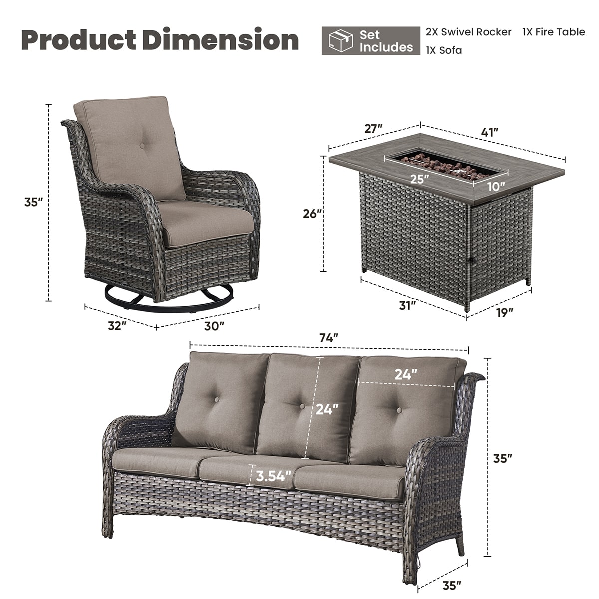 Rilyson FS145015024-2 Patio-Conversation-Sets - View #4