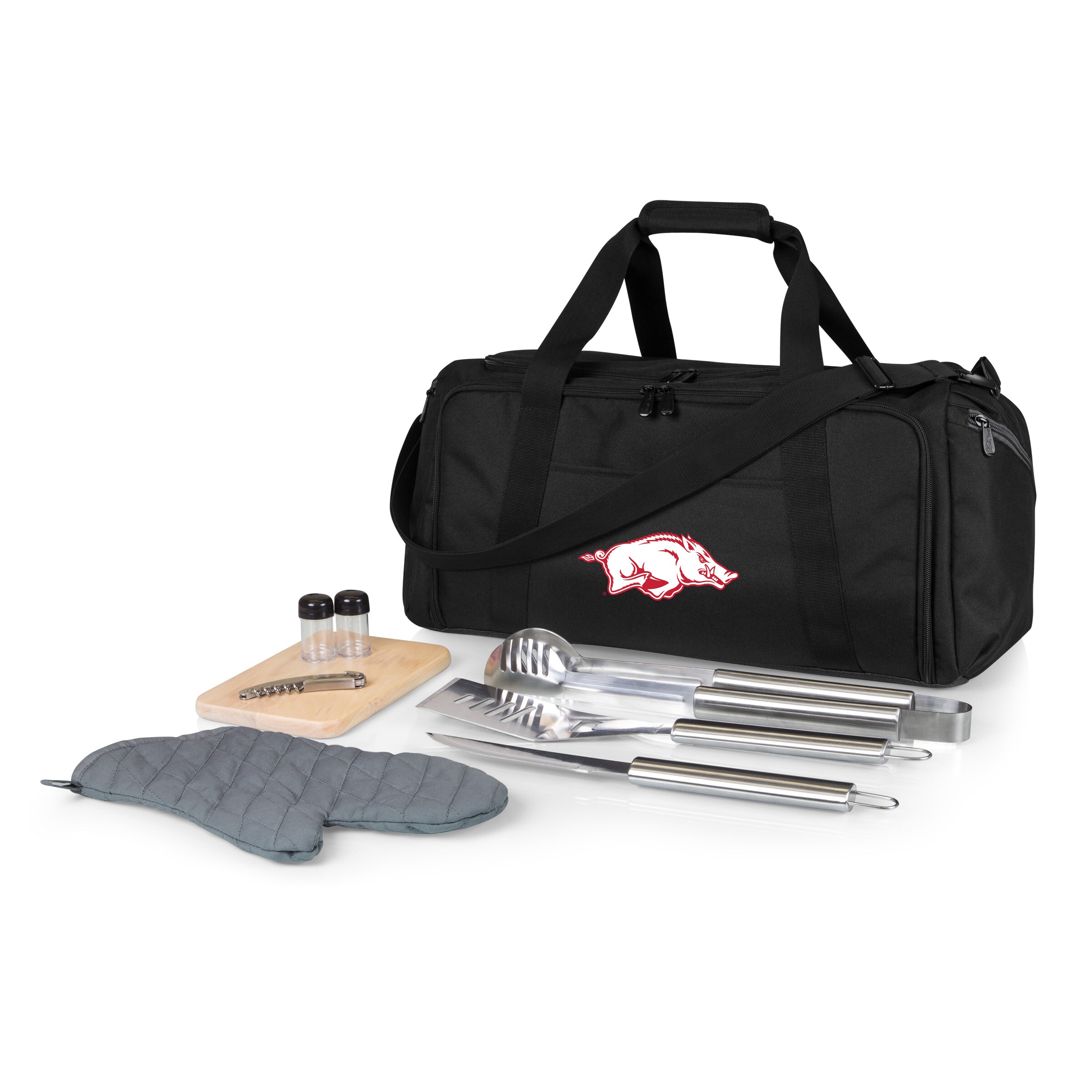 Picnic Time Compact Cast Iron Grilling Accessory Kit – 4-Piece Set with 203 sq inches Grilling Surface and Durable Carrying Tote 775-00-175-594-0 Sansujyuku sansujyuku.com