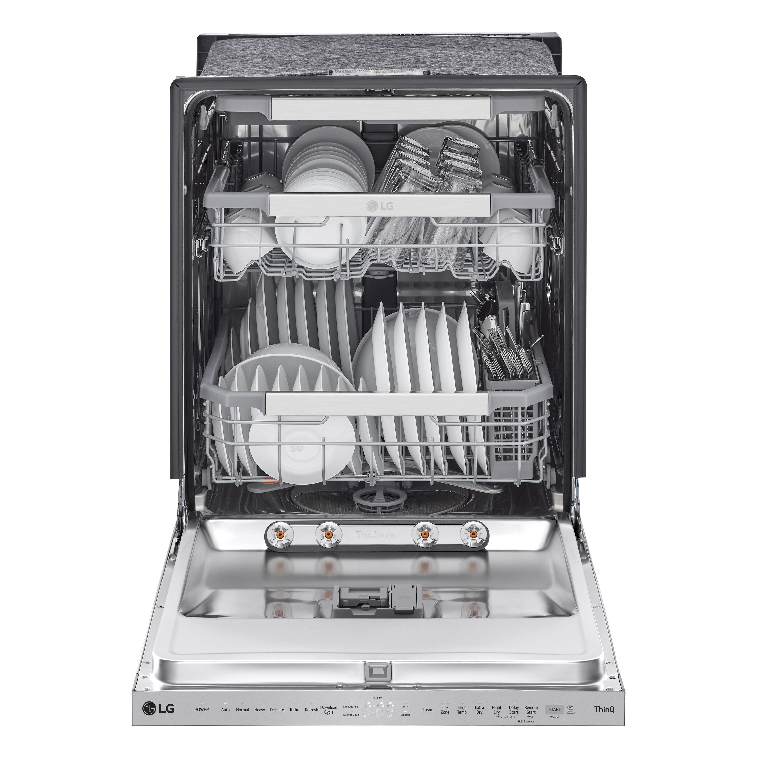 LG Top Control 24-in Smart Built-In Dishwasher With Third Rack