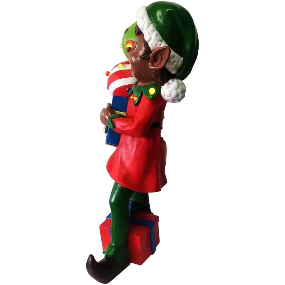 Fraser Hill Farm FFMG030-1ELF-MLTAA Table-Christmas-Decorations - View #9