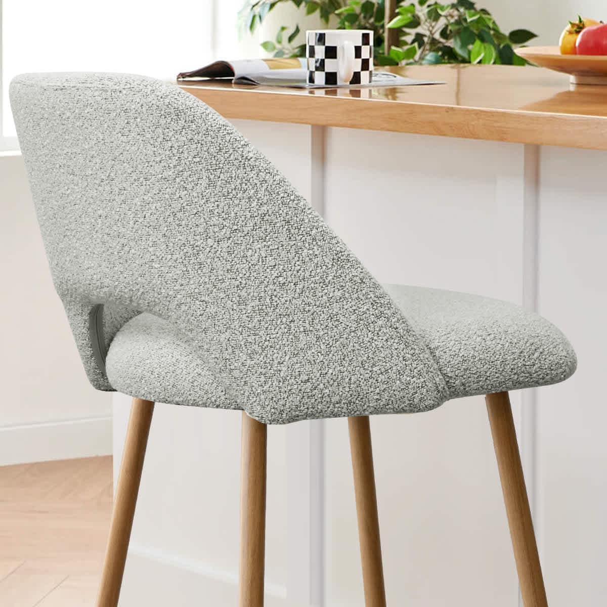Maison Boucle EDWIN-MB-OKB-GREY stools - View #5