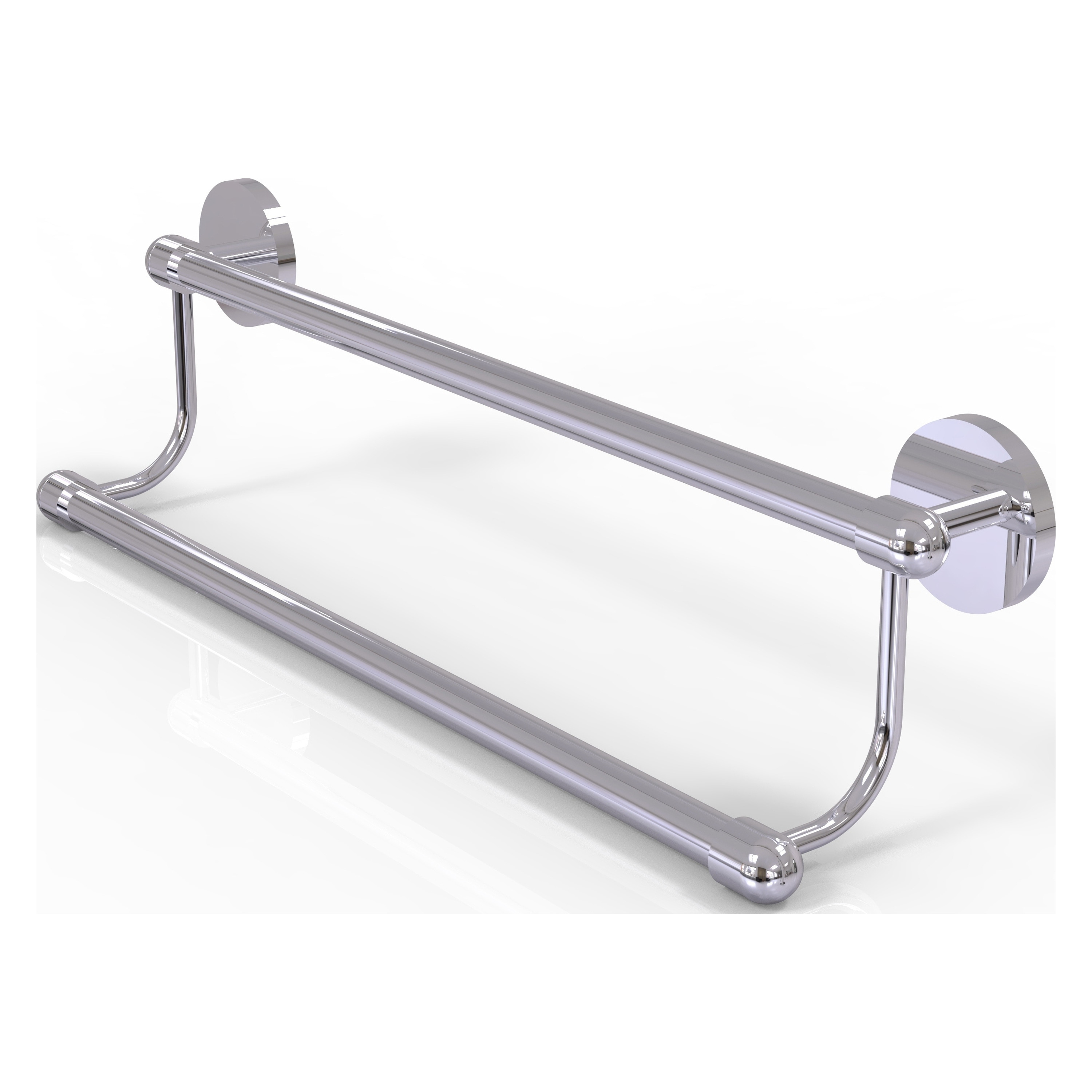 Allied Brass TA-72/30-PC Tango 30-in double Polished Chrome Wall mount Double Towel Bar