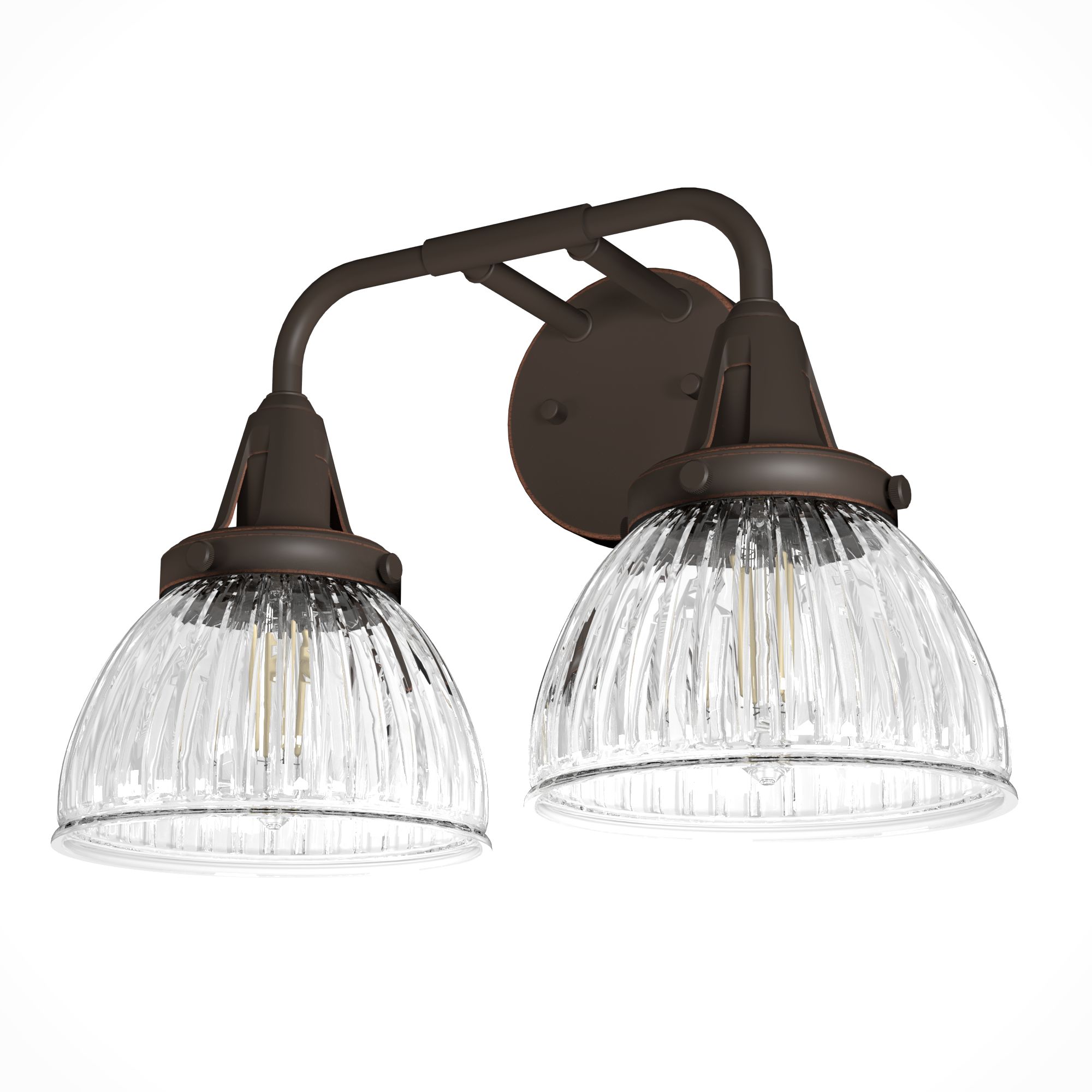 Hunter 19256 Cypress Grove 15.75-in 2 -Light Matte Copper Transitional Vanity light bar