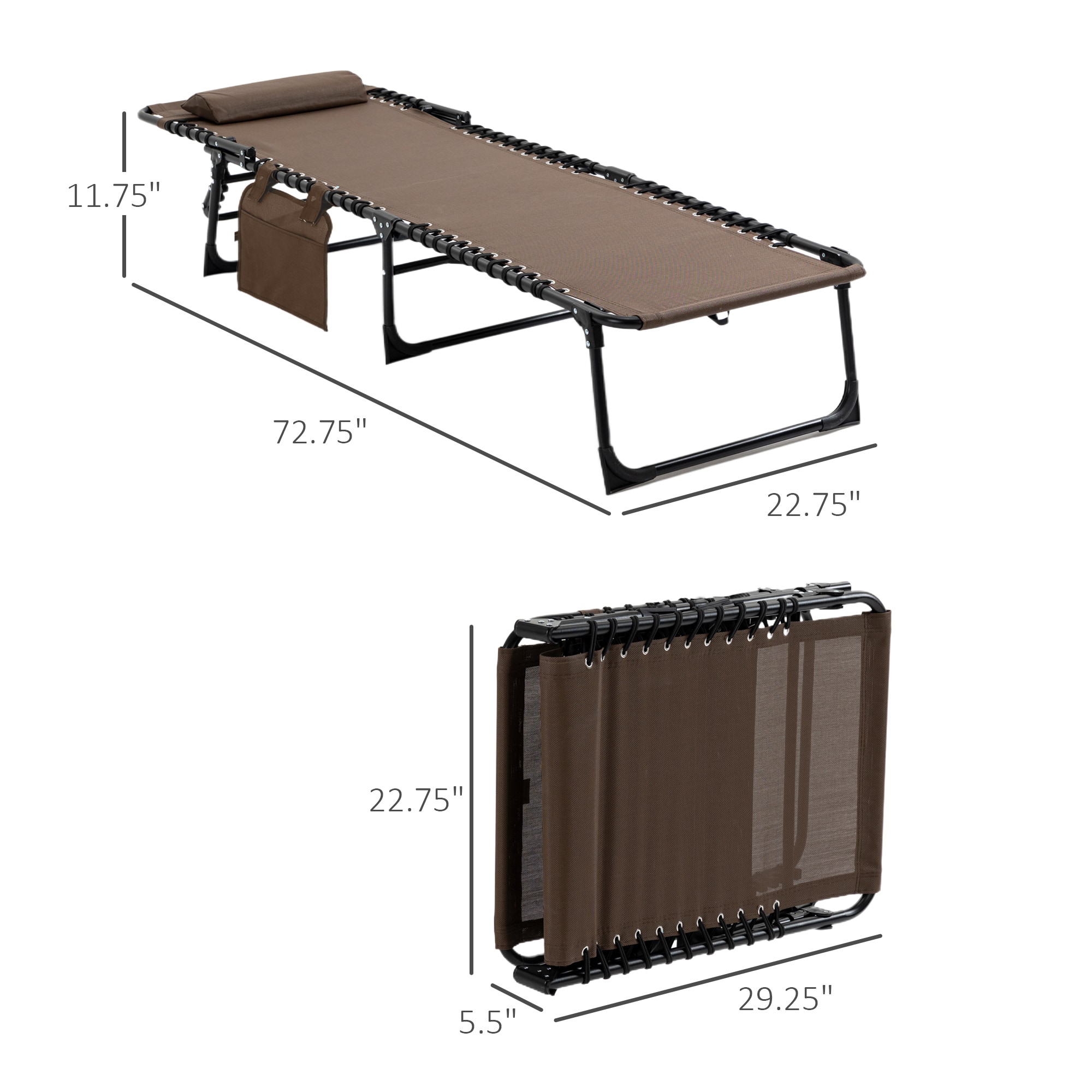  LW4743821SD Folding Polyester Youth Cot ( 264-lbs. Capacity )