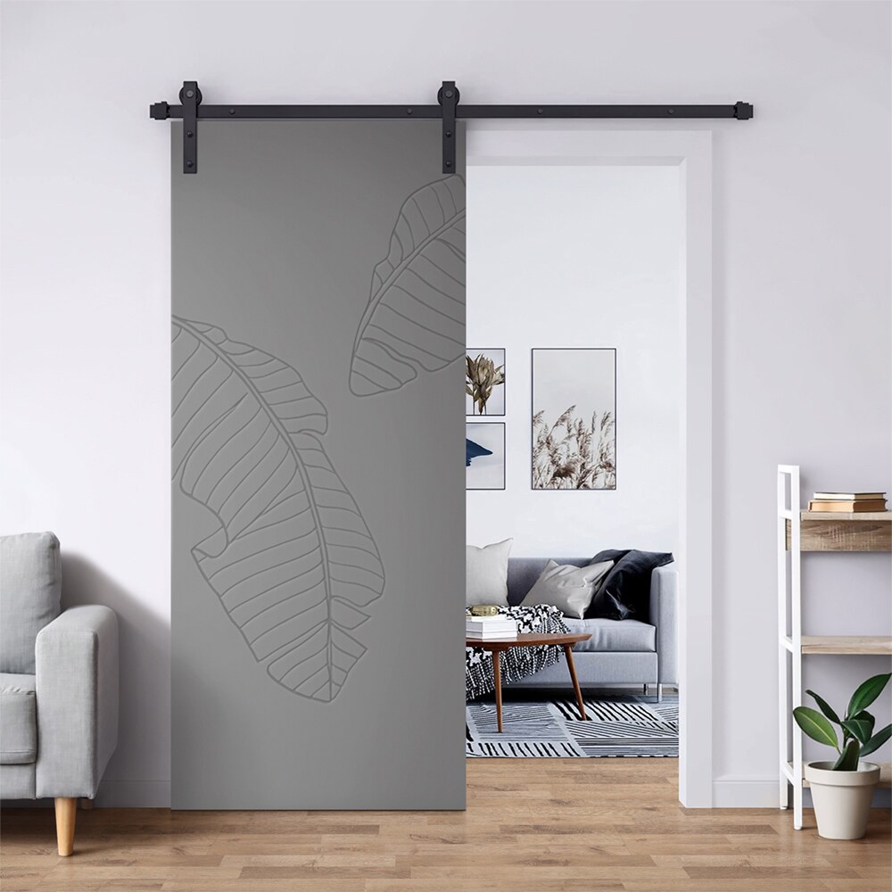 CALHOME SMK96+MD-232-80X42SG Barn-Doors - View #2