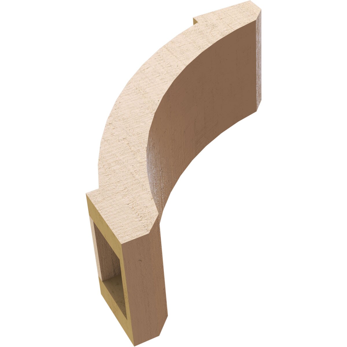 Ekena Millwork BRCUR05X12X12LFTRCPR braces - View #7