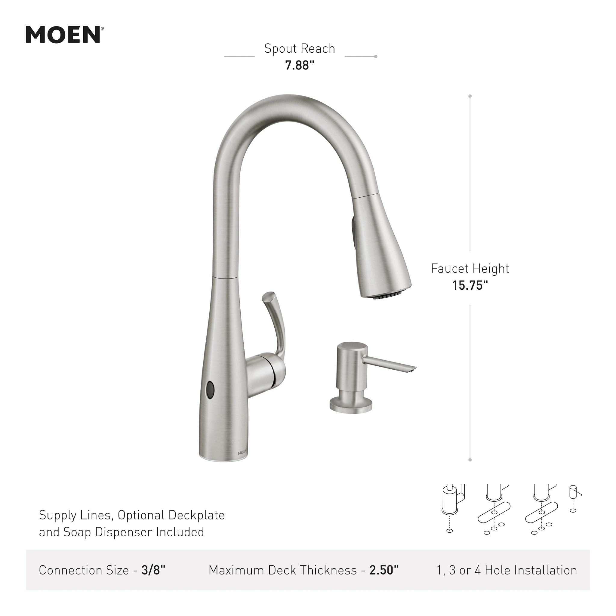 Moen 87014EWSRS Kitchen-Faucets - View #9