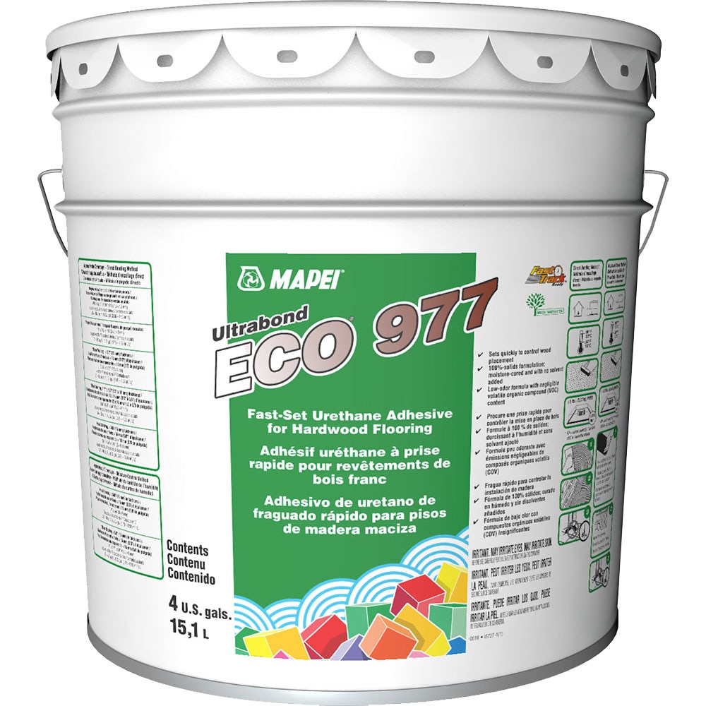MAPEI ECO 977 Wood Flooring Adhesive (4-Gallons) in the Flooring Adhesives  department at