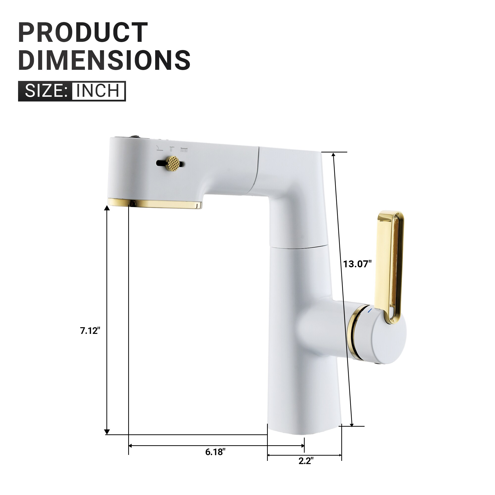 Mondawe MD-S863MB Lavatory-Faucets - View #10