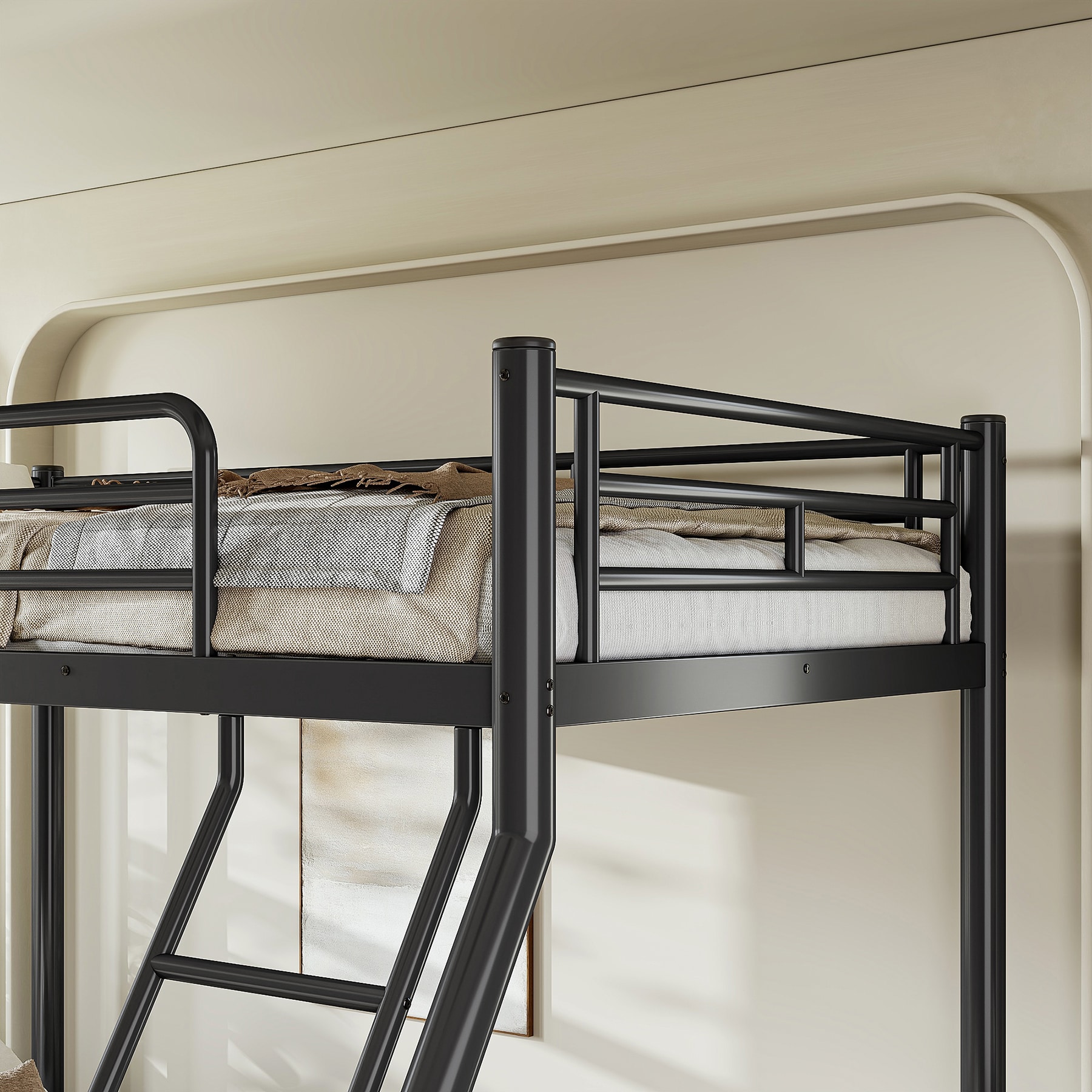 SINOFURN SYE140019BK Bunk-Beds - View #4