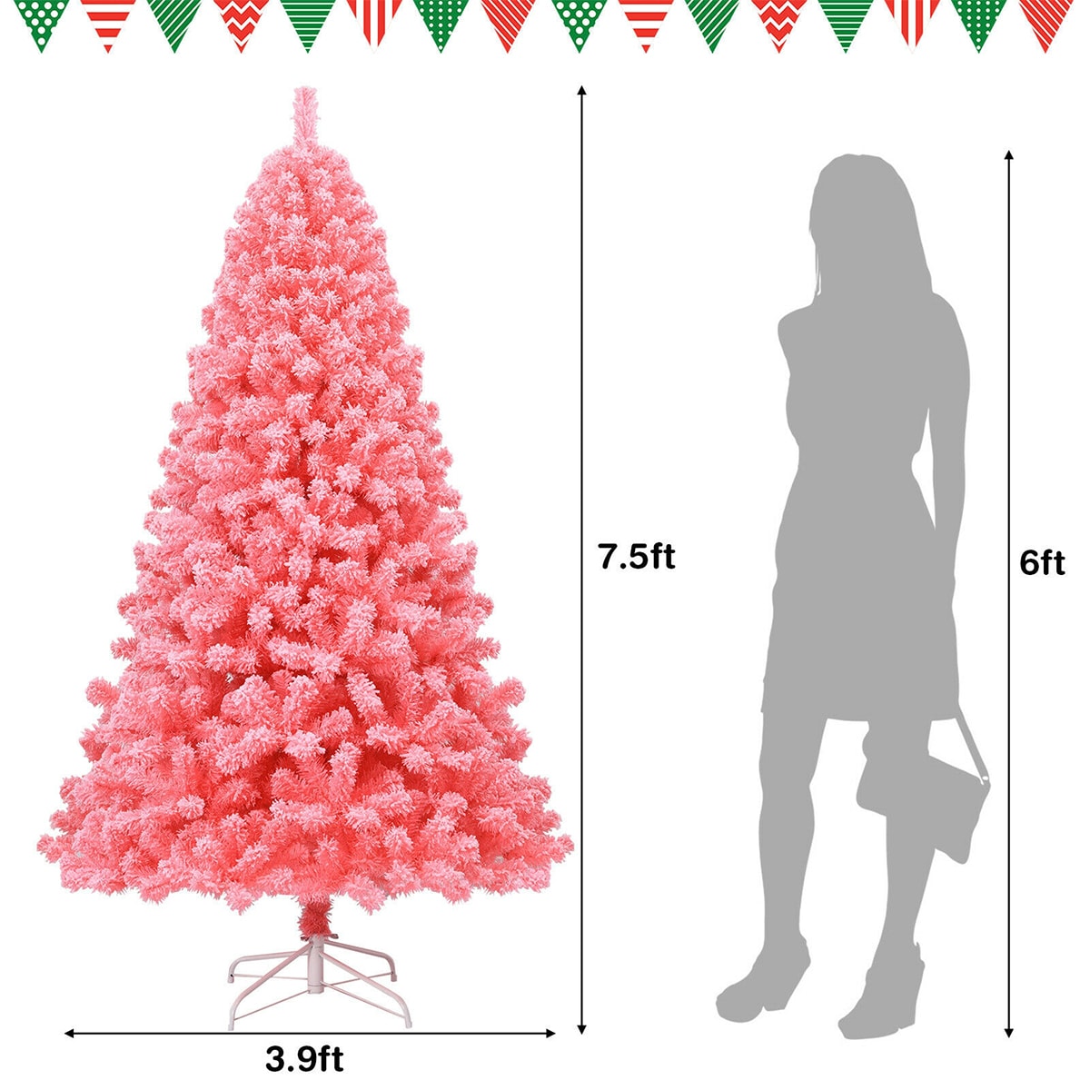 Forclover HYFASDCM10 Artificial-Christmas-Trees - View #6