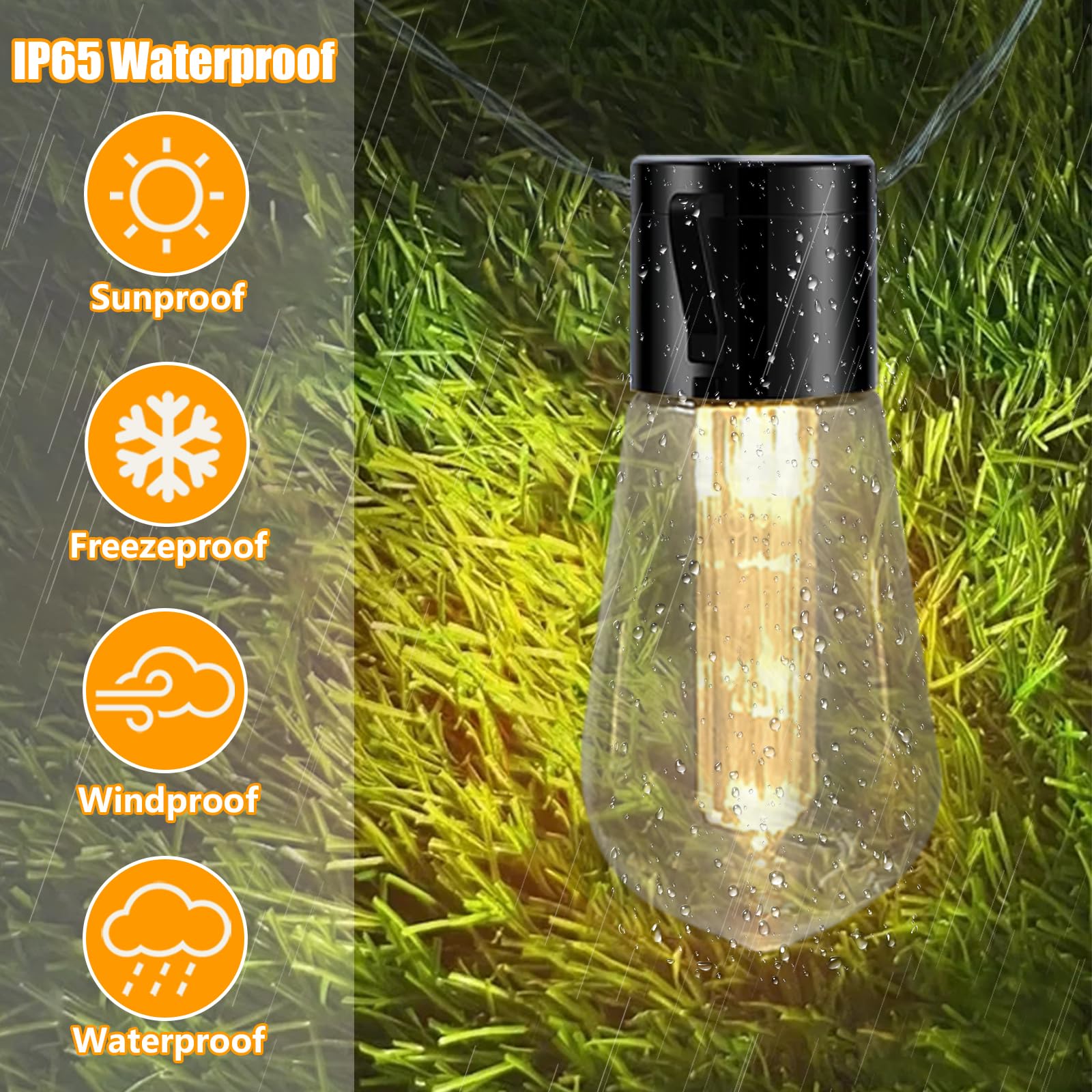 Oyezvary LOZ0812O190 Patio-String-Lights - View #3