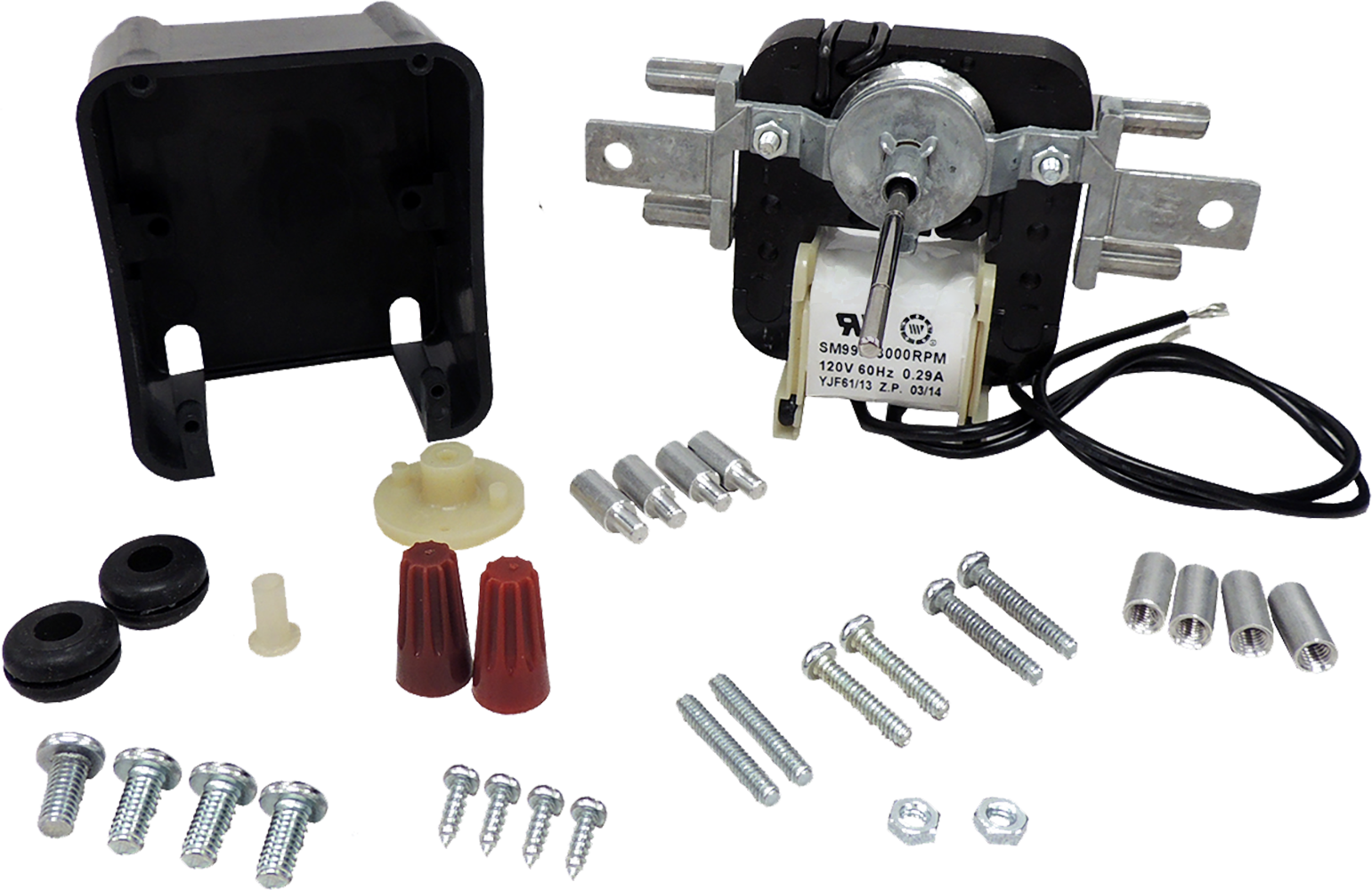 SUPCO SM999 Evaporator Fan Motor, Universal, 120v, 3300-RPM, Sm999
