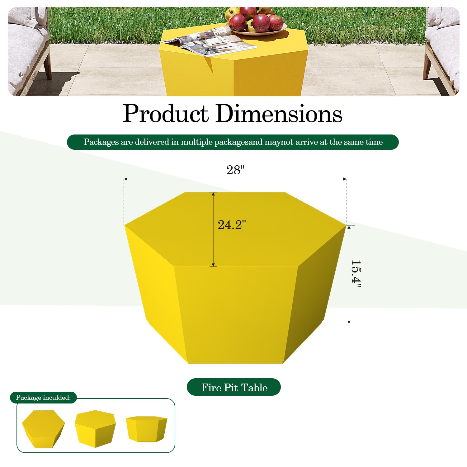 Patio Watcher LS-T28M-6BX-LMY Patio-Tables - View #3