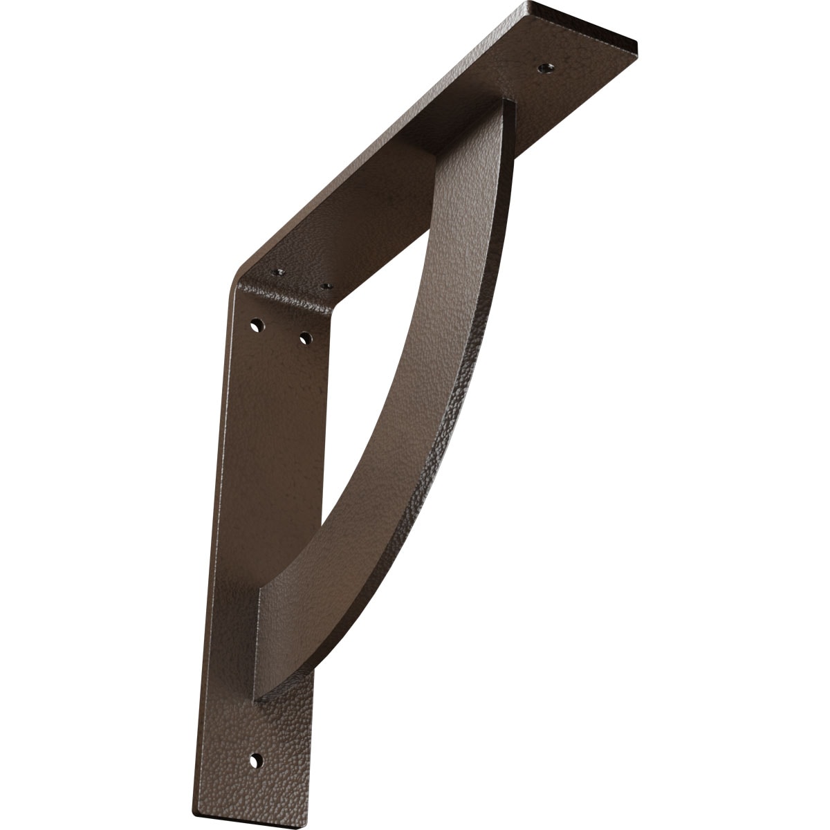 Ekena Millwork BKTM02X10X10BUHBR Bulwark 10-in x 2-in x 10-in Brown Steel Countertop support bracket