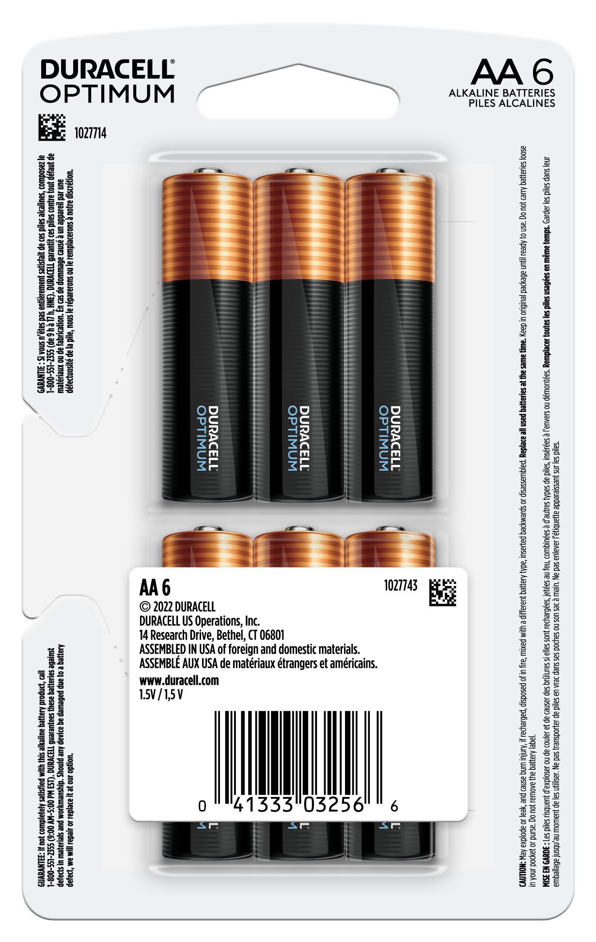 Duracell Optimum AA Batteries - 20 Pack | Costco UK