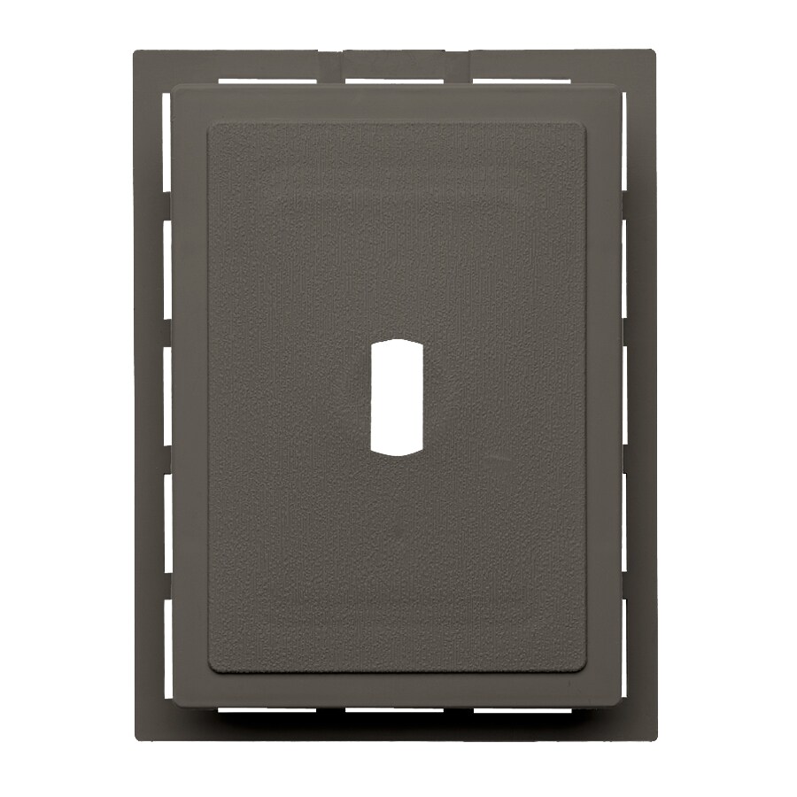 Ply Gem 139834 6-in x 0.875-in Shadow Vinyl Universal Mounting Block
