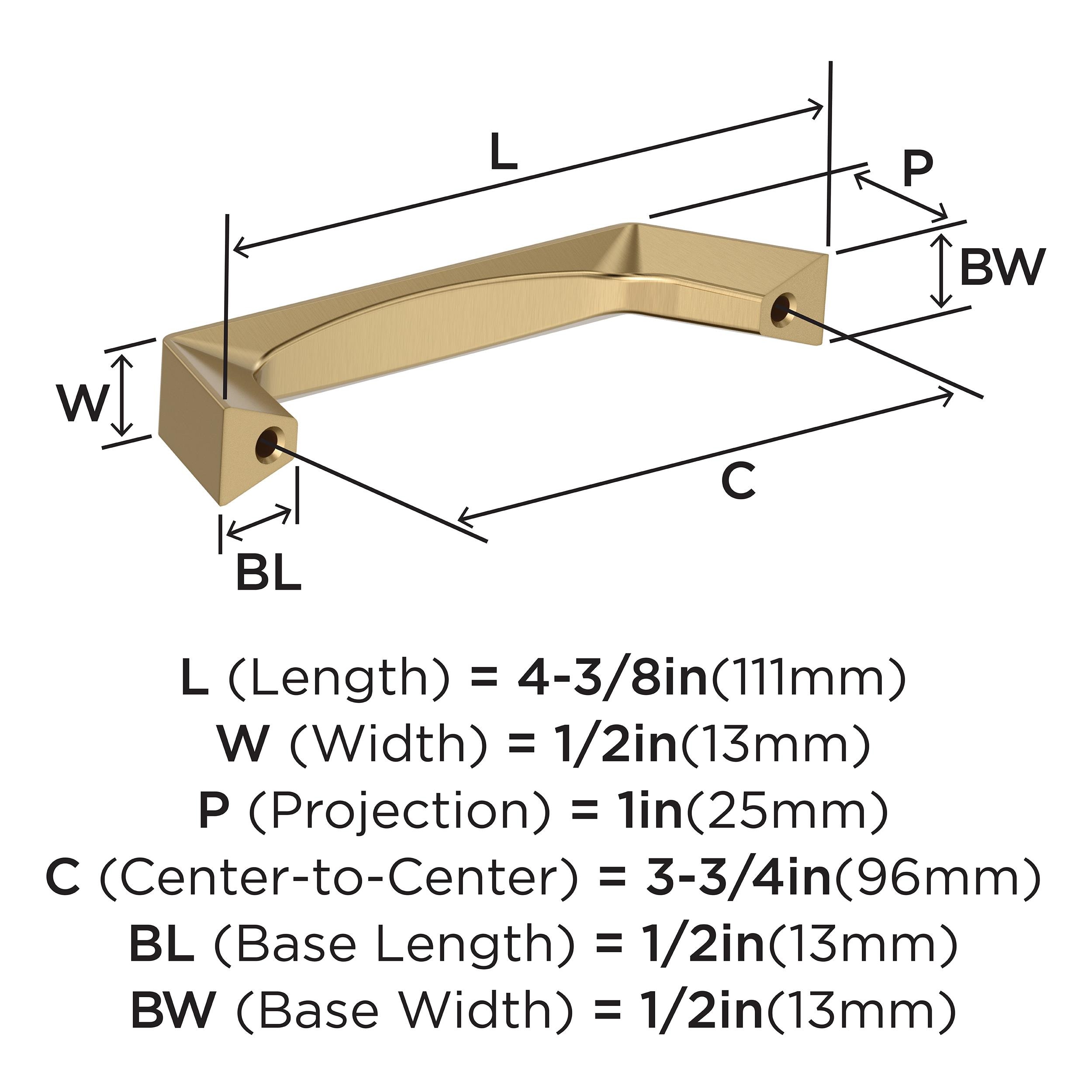 Amerock 25VMP37071CZ Cabinet-Pulls - View #4