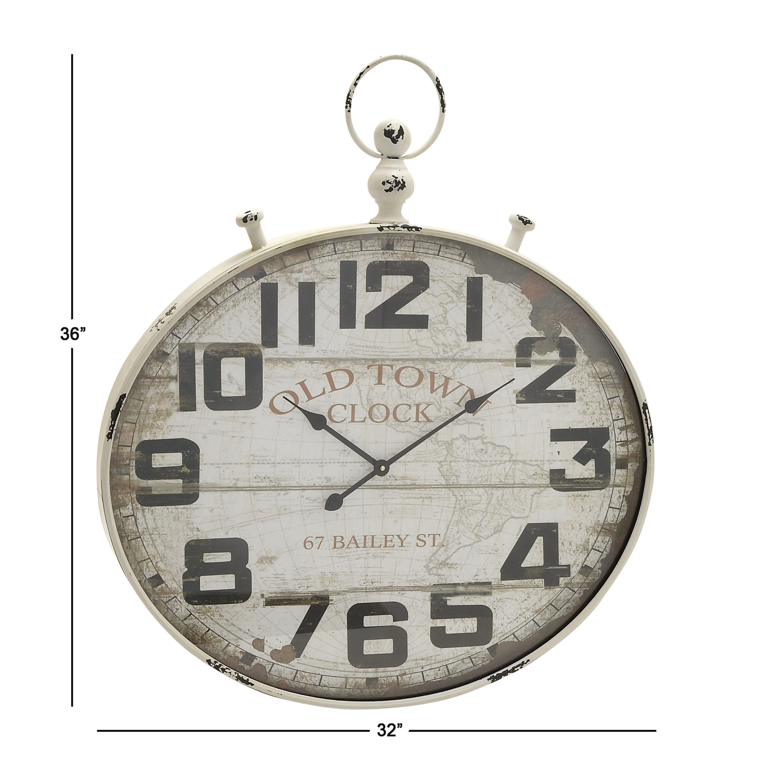 Grayson Lane Pocket watch Style Analog Round Wall Vintage in the Clocks ...