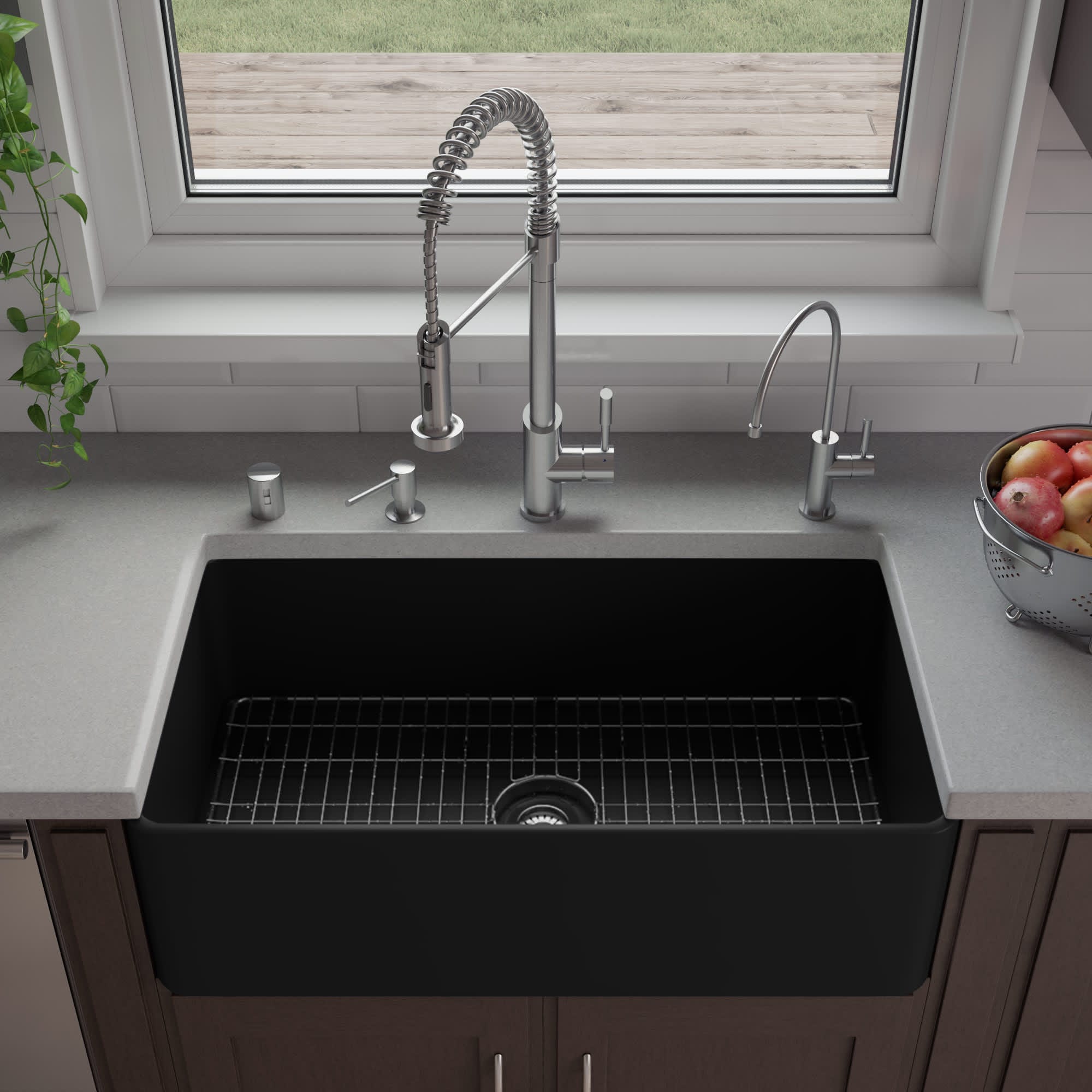ALFI ABF3318S-BM Kitchen-Sinks - View #3