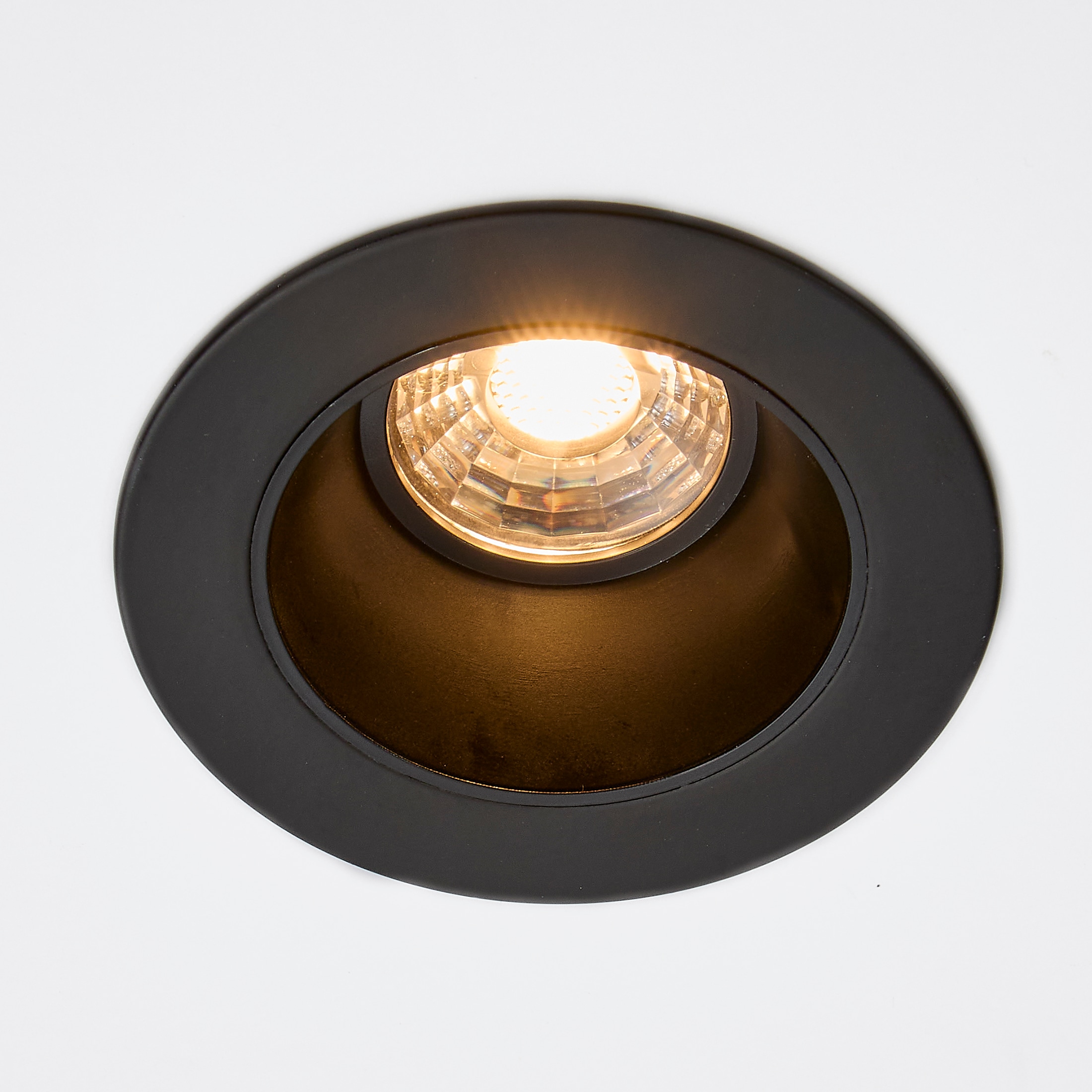 Black Aluminum 2-Inch Ultra-Thin Recessed LED Downlight