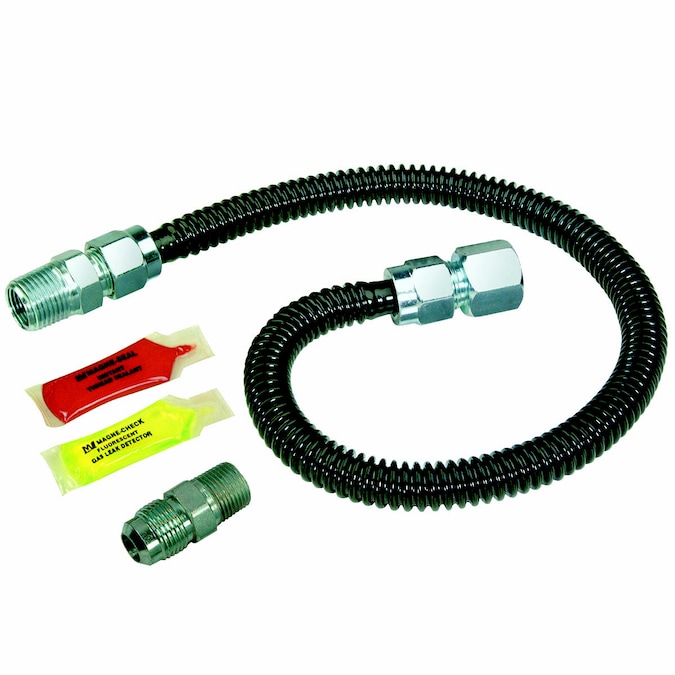 Brasscraft 24 In 1 2 Compression, Flexible Gas Supply Line Fireplace